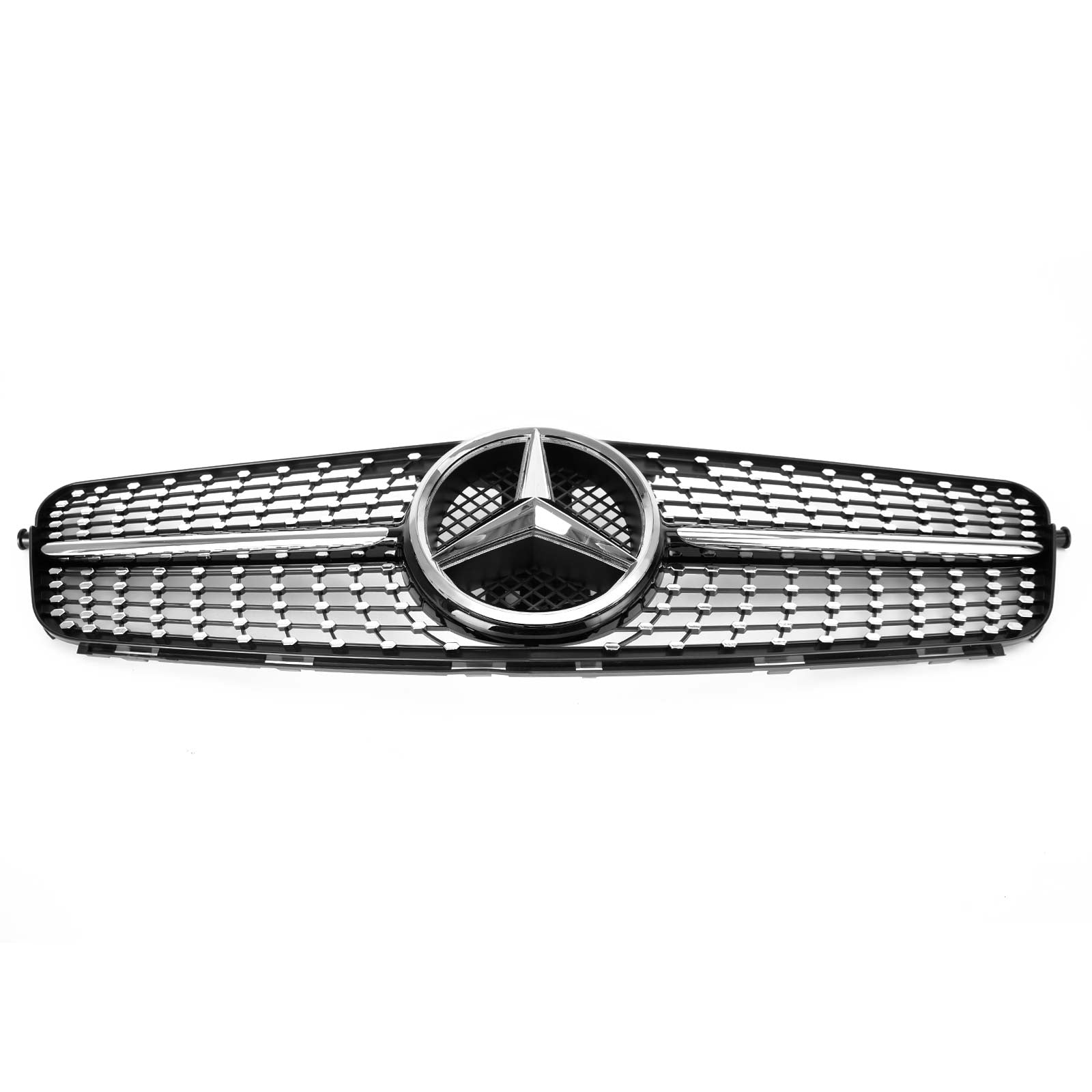 2008-2014 C-Class Benz W204 C300 C350 LED Diamond Front Bumper Grille Grill