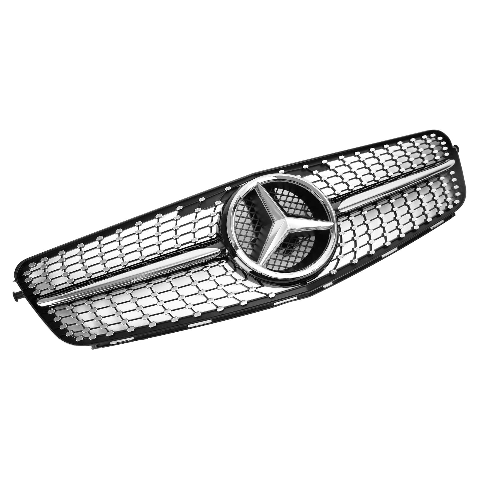 Classe C Benz 2008-2014W204 Grille de pare-chocs avant à LED Diamond C300 C350