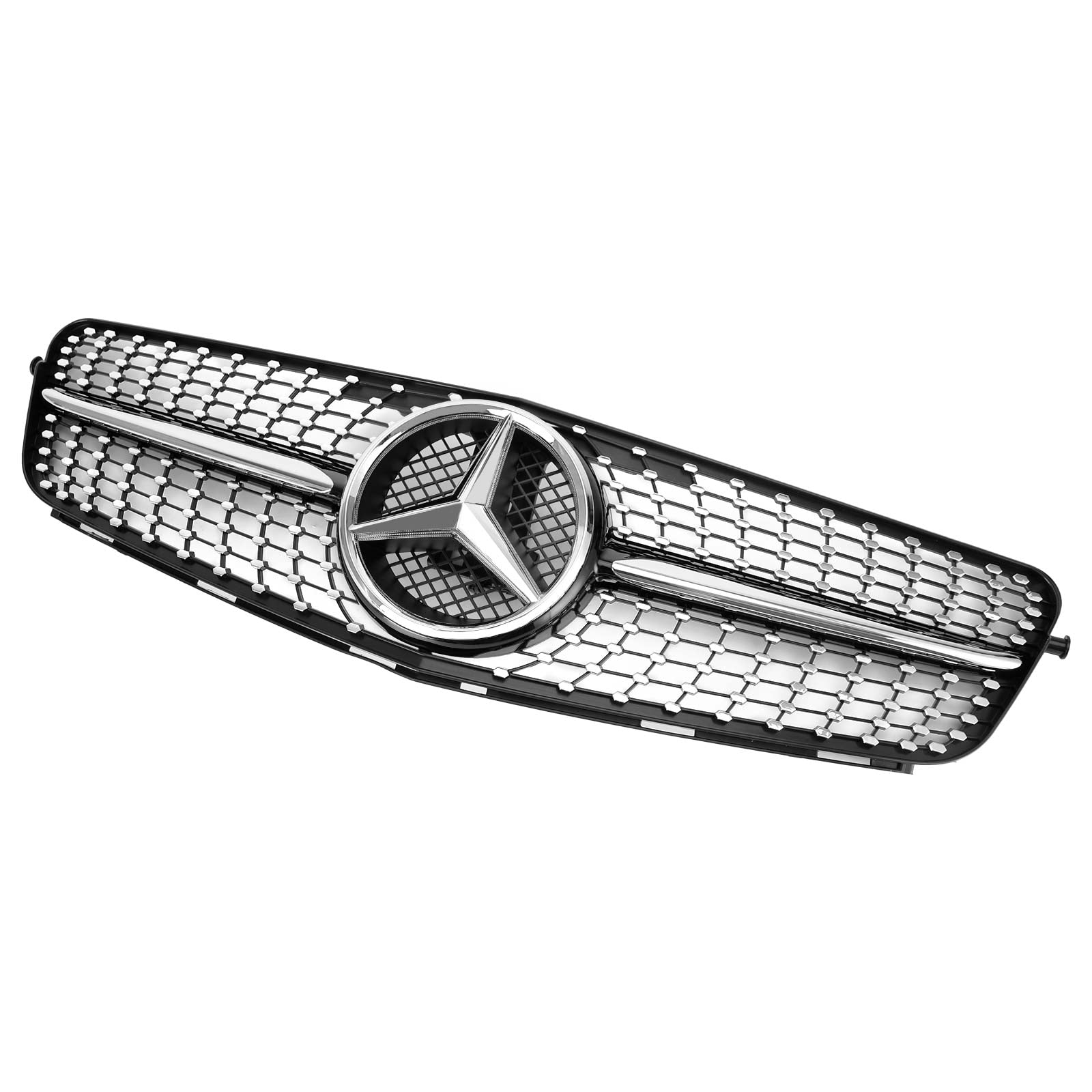 Classe C Benz 2008-2014W204 Grille de pare-chocs avant à LED Diamond C300 C350