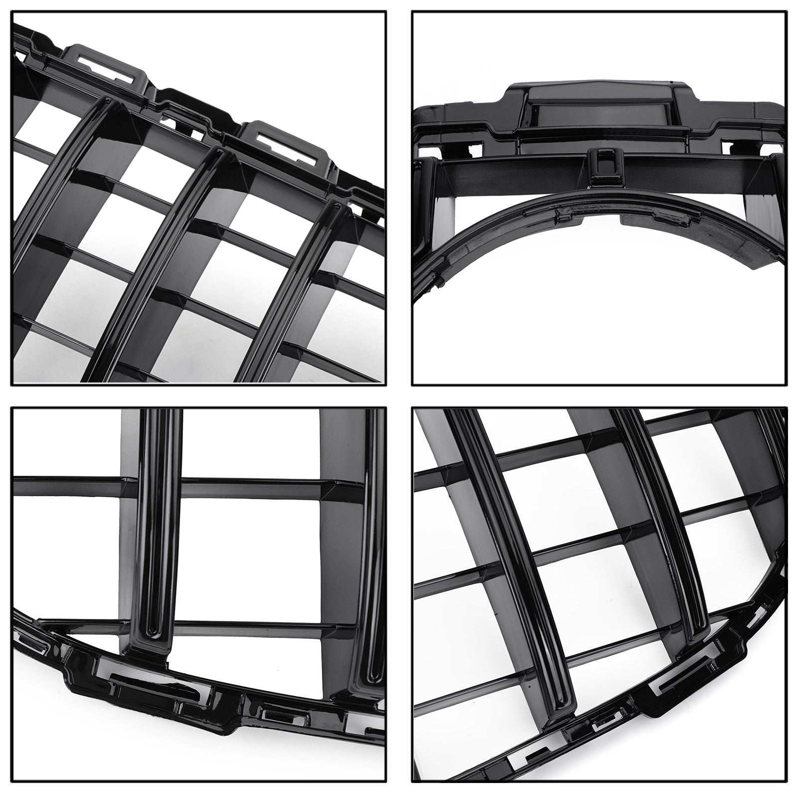 GTR-stil frontfangergrill for 2015-2018 Mercedes-Benz C-Klasse W205 (C200, C250, C300, C350)