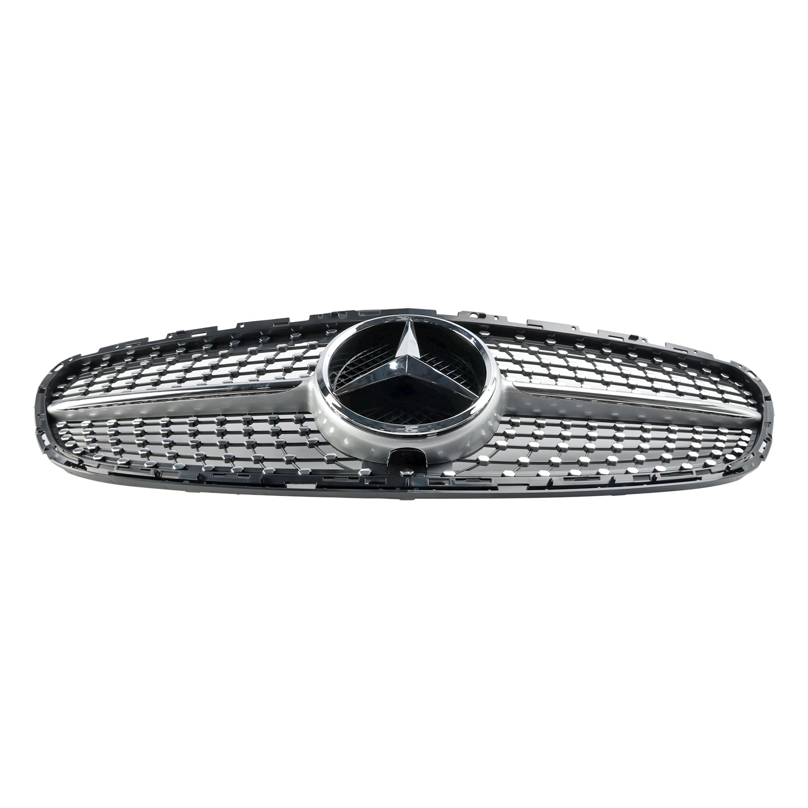 Grille de pare-chocs avant en diamant pour Mercedes Classe EW212 2013-2016 Refonte