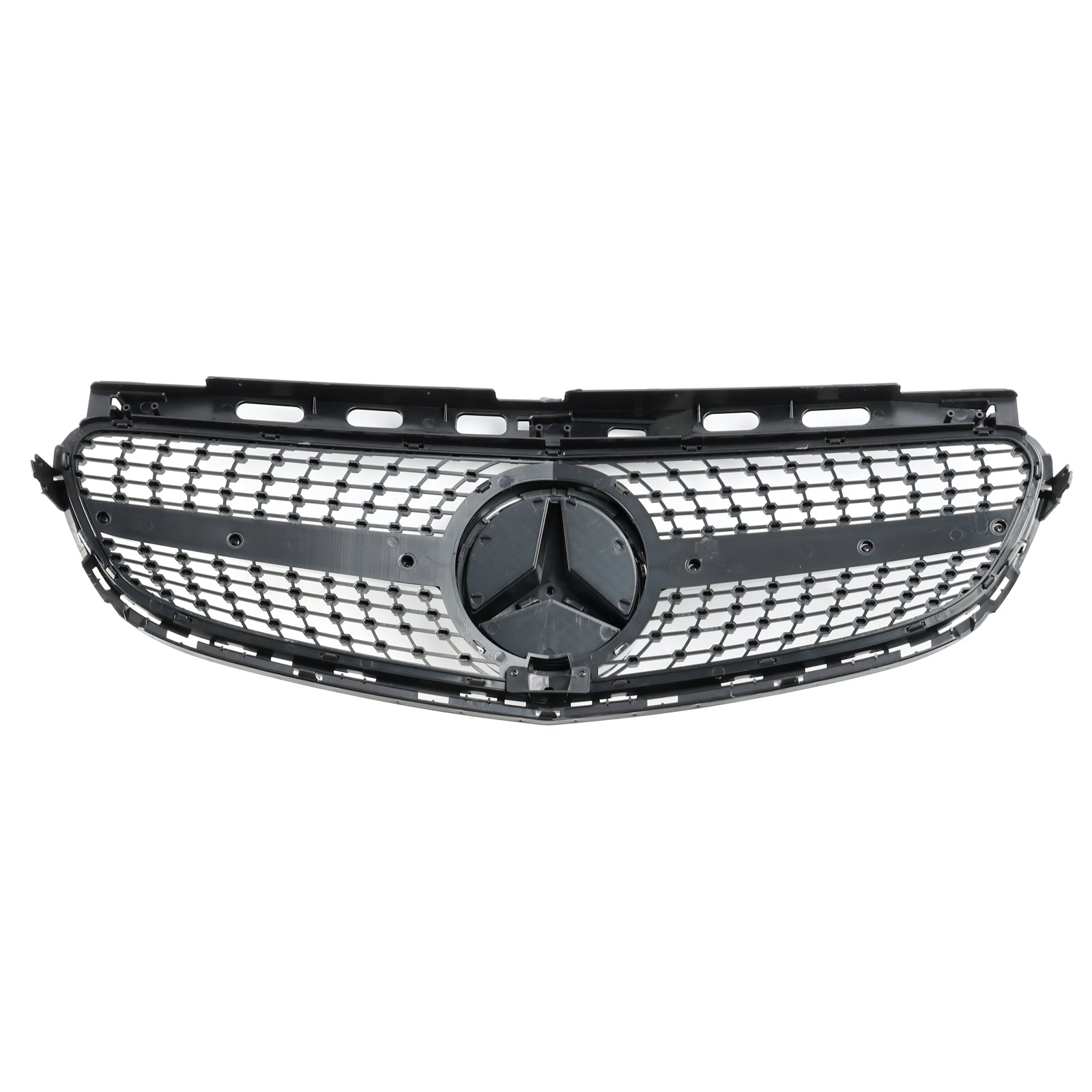 Grille de pare-chocs avant en diamant pour Mercedes Classe EW212 2013-2016 Refonte