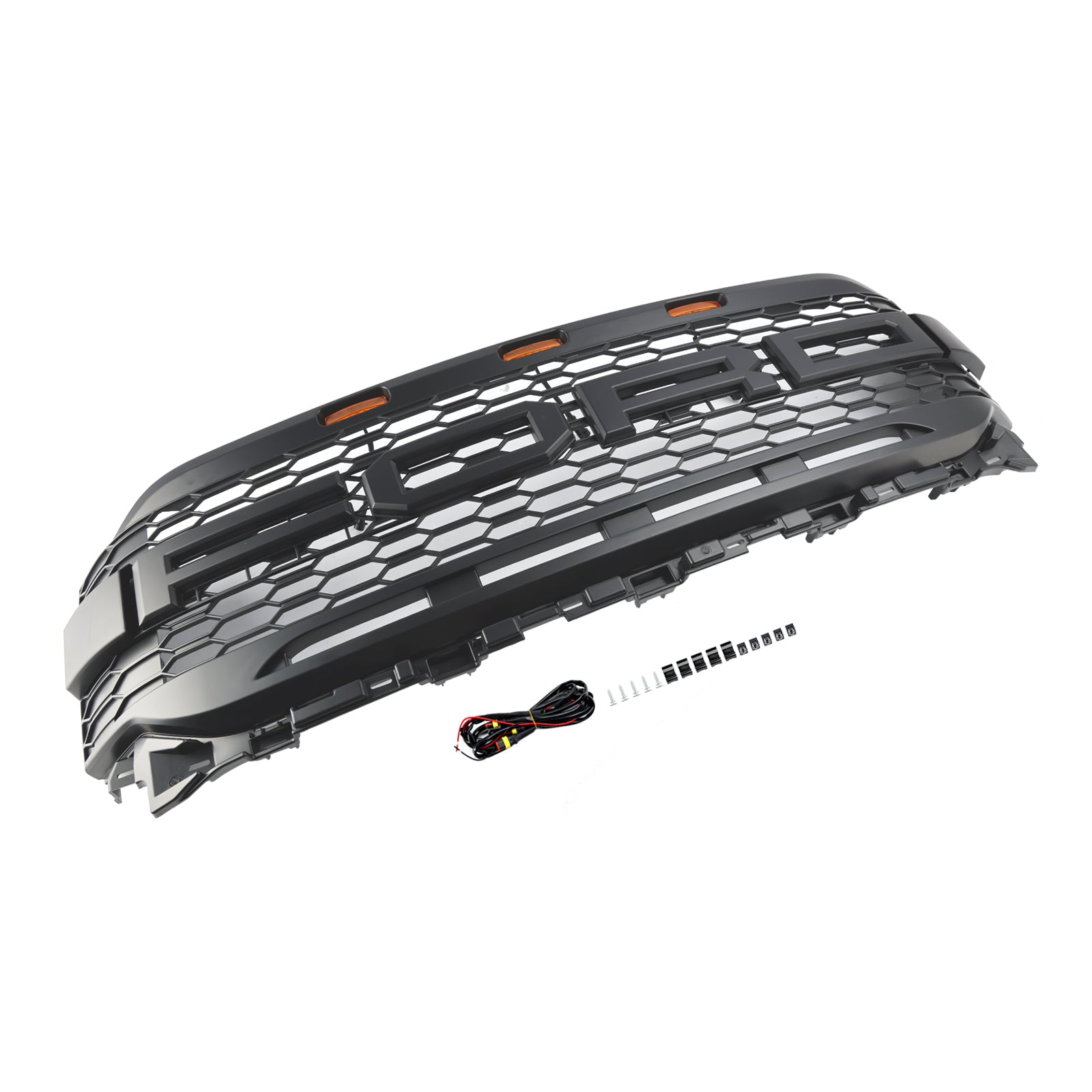 2021 2022 2023 Ford F150 Raptor med LED-ersättnings-ABS främre stötfångargrill