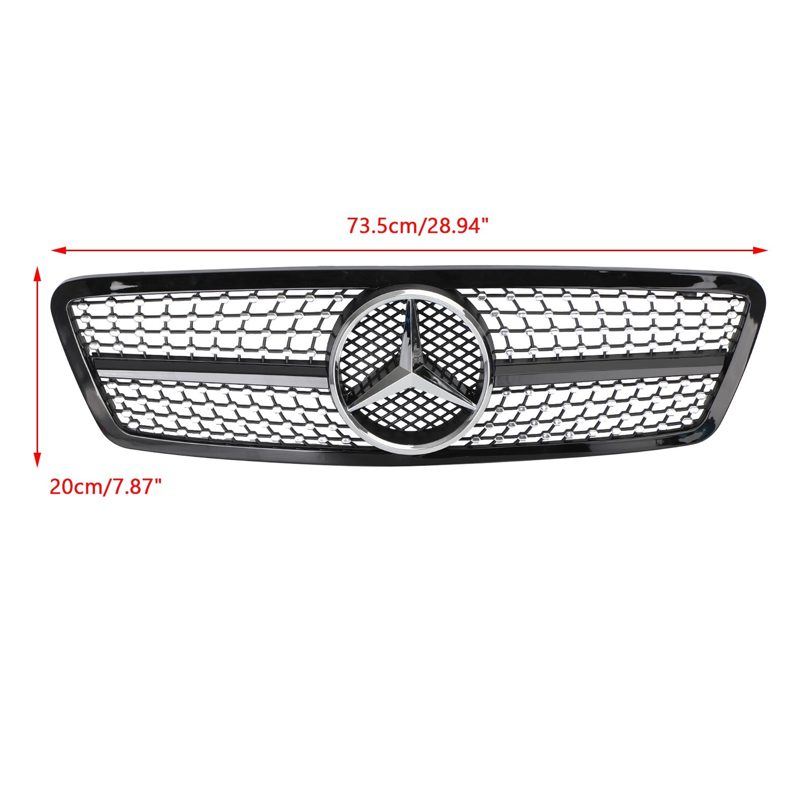 2001-2007 Mercedes-Benz W203 C63 AMG Style Grille Black Diamond Generic