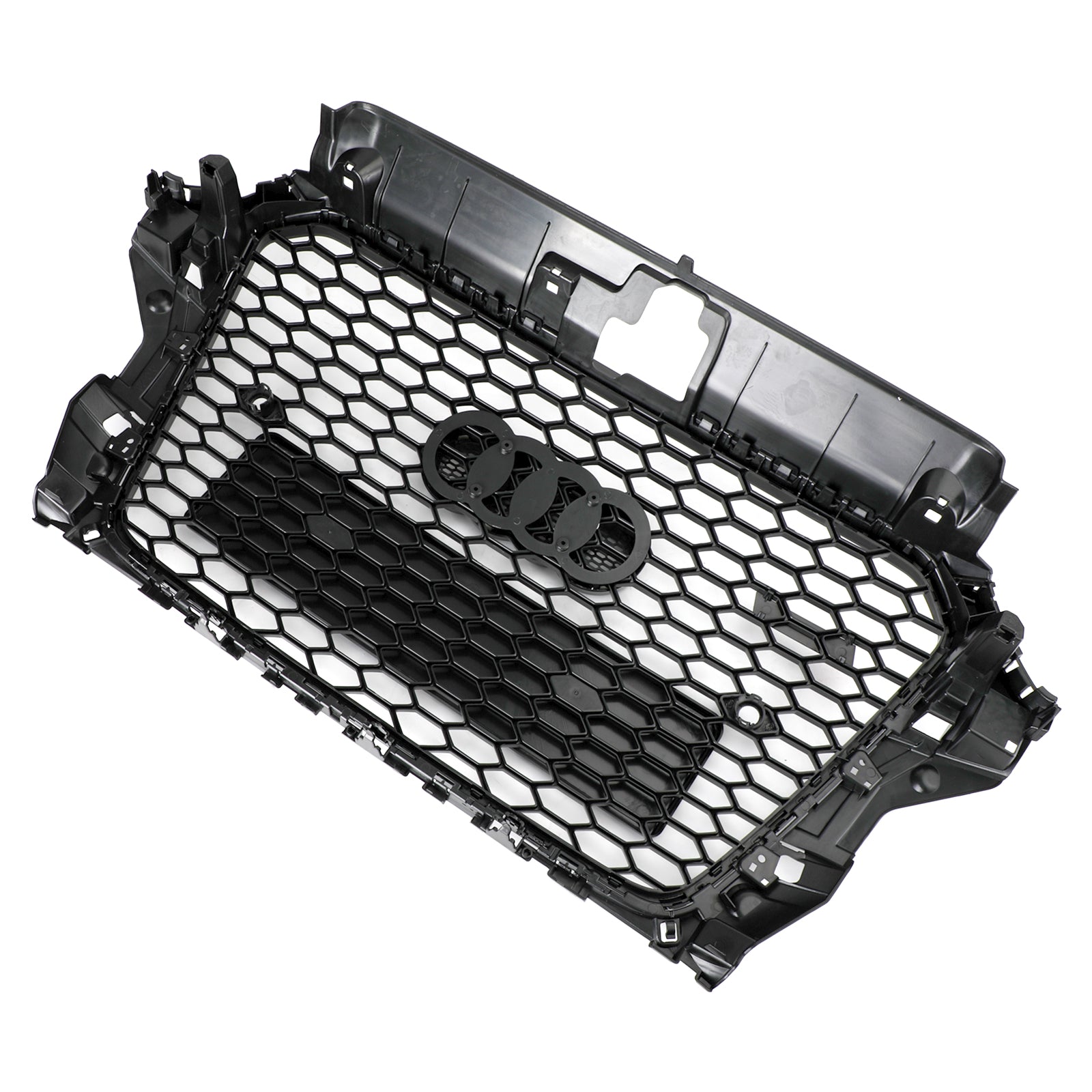 Grille de pare-chocs avant en nid d'abeille de Style RS3 pour Audi A3 S3 2013-2016 noir brillant