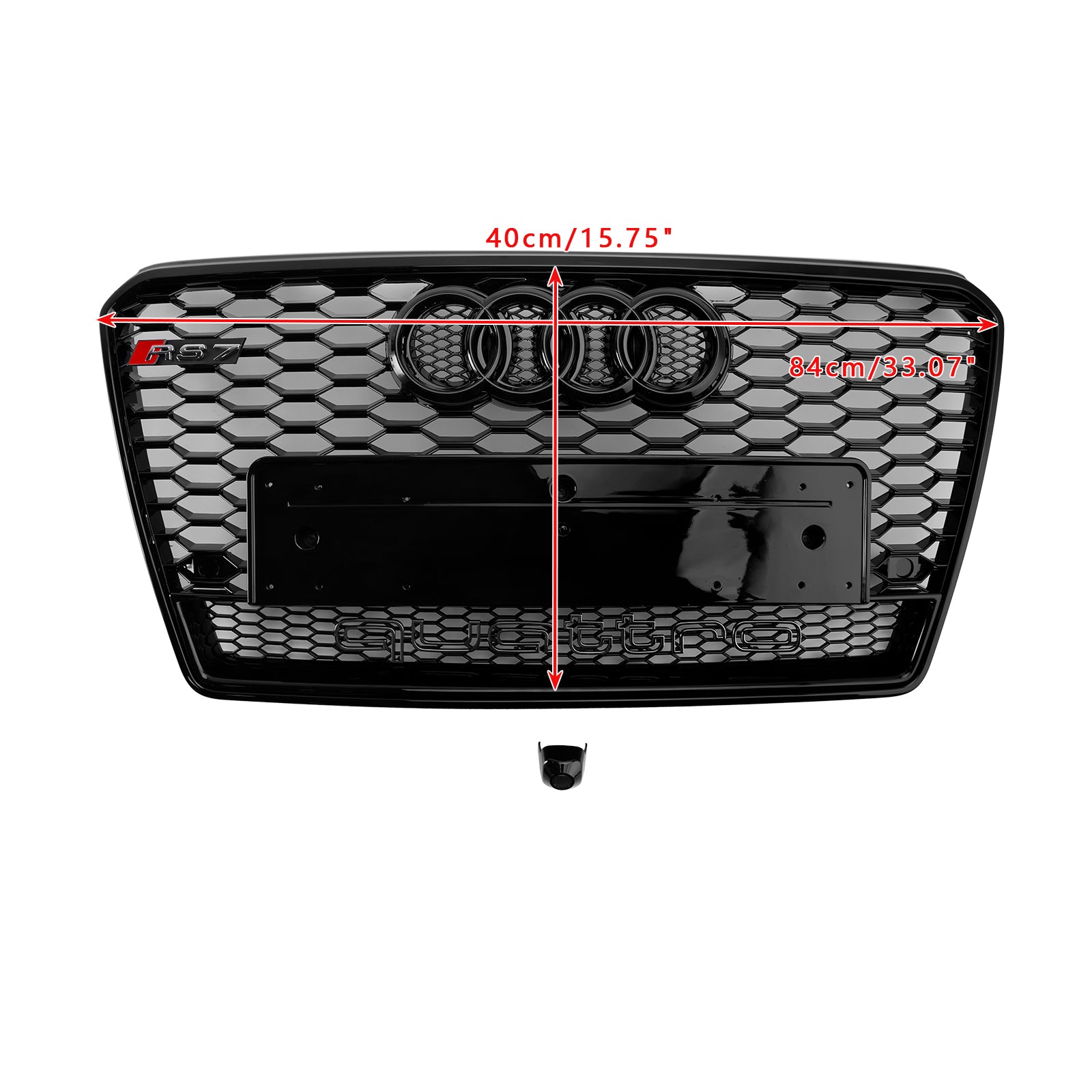 Audi A7/S7 2012-2015 RS7 Style Honeycomb Mesh Front Grille Grill Black