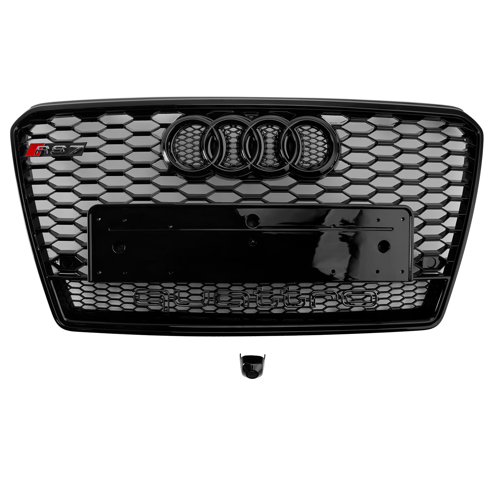 Audi A7/S7 2012-2015 RS7 Style Honeycomb Mesh Front Grille Grill Black