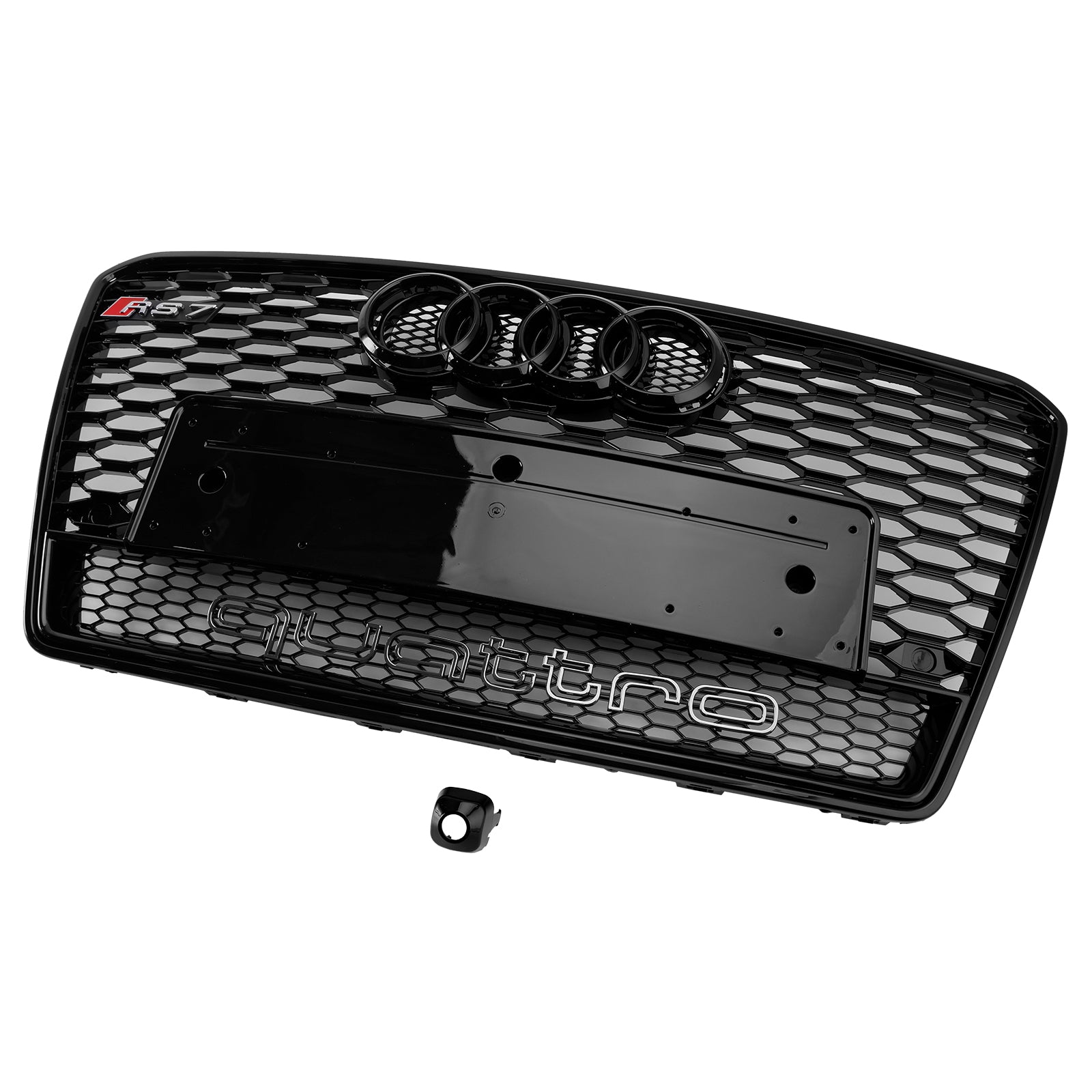 Audi A7/S7 2012-2015 RS7 Style Honeycomb Mesh Front Grille Grill Black