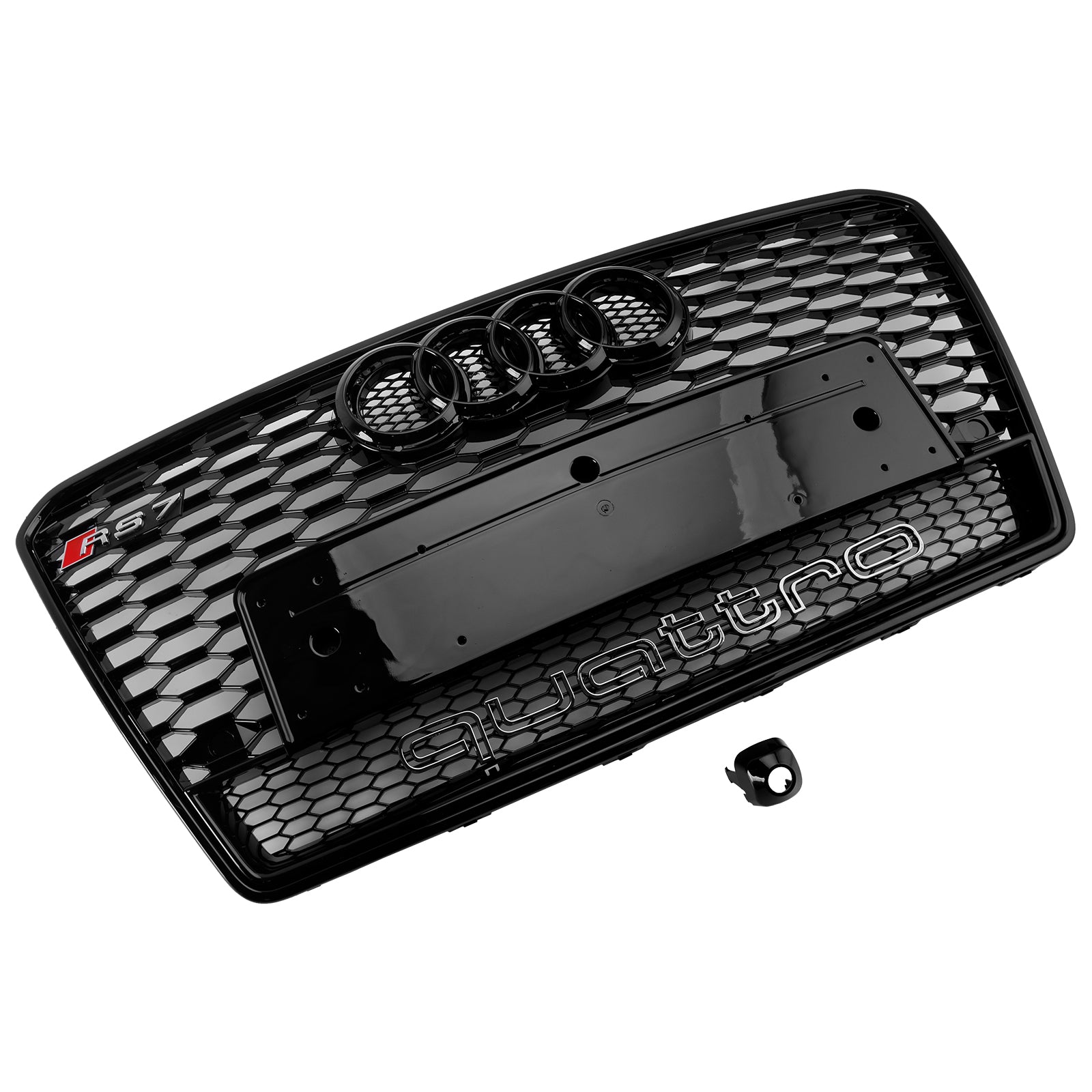 Audi A7/S7 2012-2015 RS7 Style Honeycomb Mesh Front Grille Grill Black