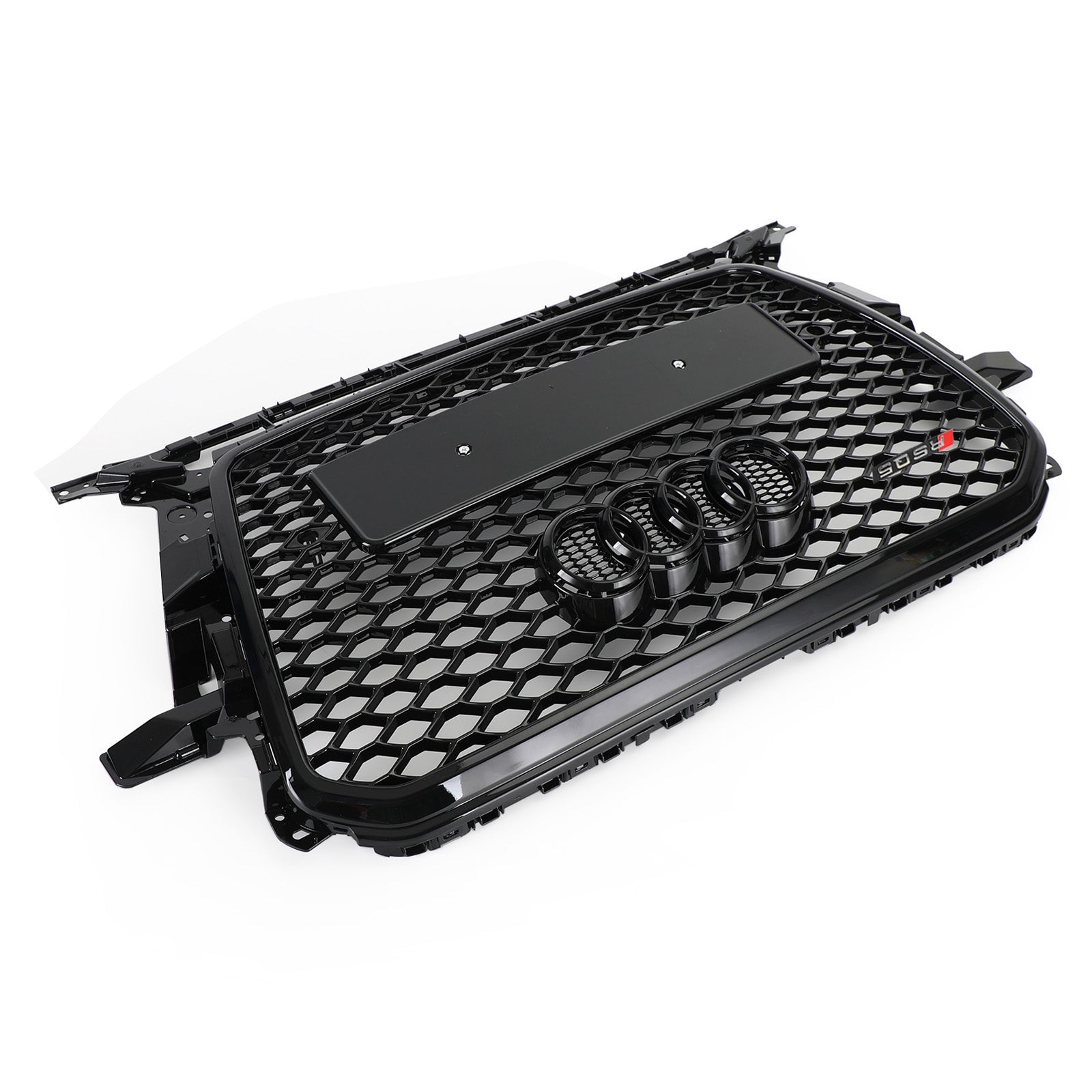 2013 2014 2015 2016 2017 Audi Q5 RSQ5 Stijl Honingraat Mesh Sport Hex Grill Glanzend Zwart