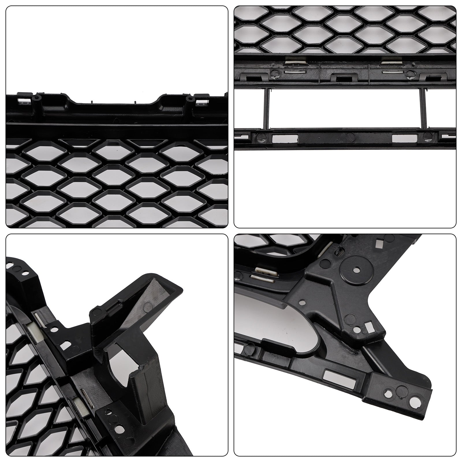 2013-2017 Audi Q5 SQ5 Gloss Black Front Honeycomb Bumper Grill Grill