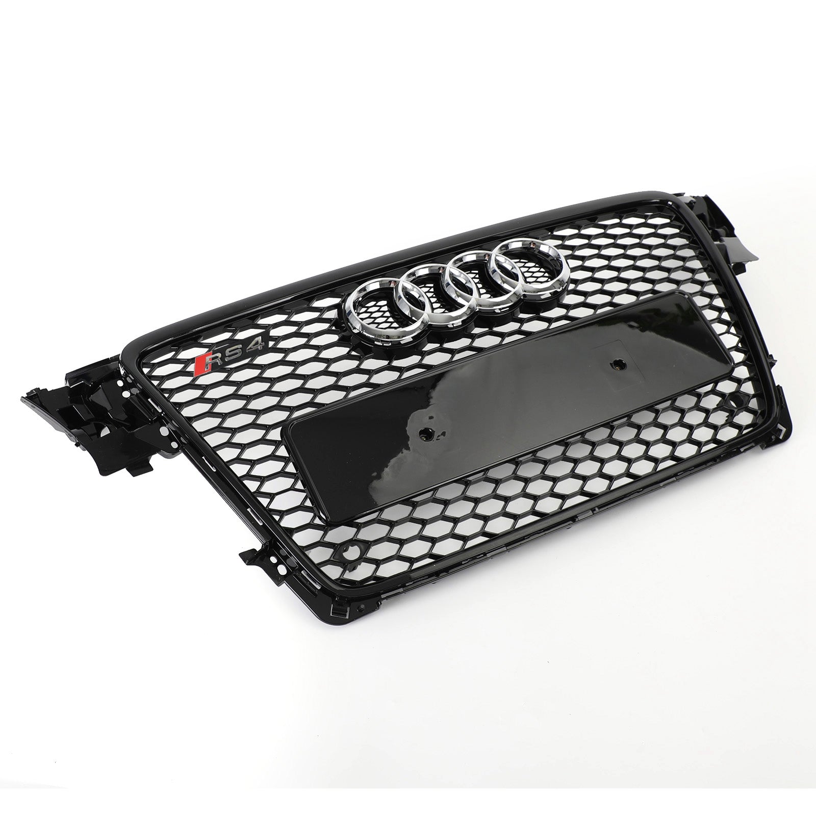 2009 2010 2011 2012 Audi A4/S4 B8 RS4 Style Honeycomb Sport Mesh Hex Grille Grill Black