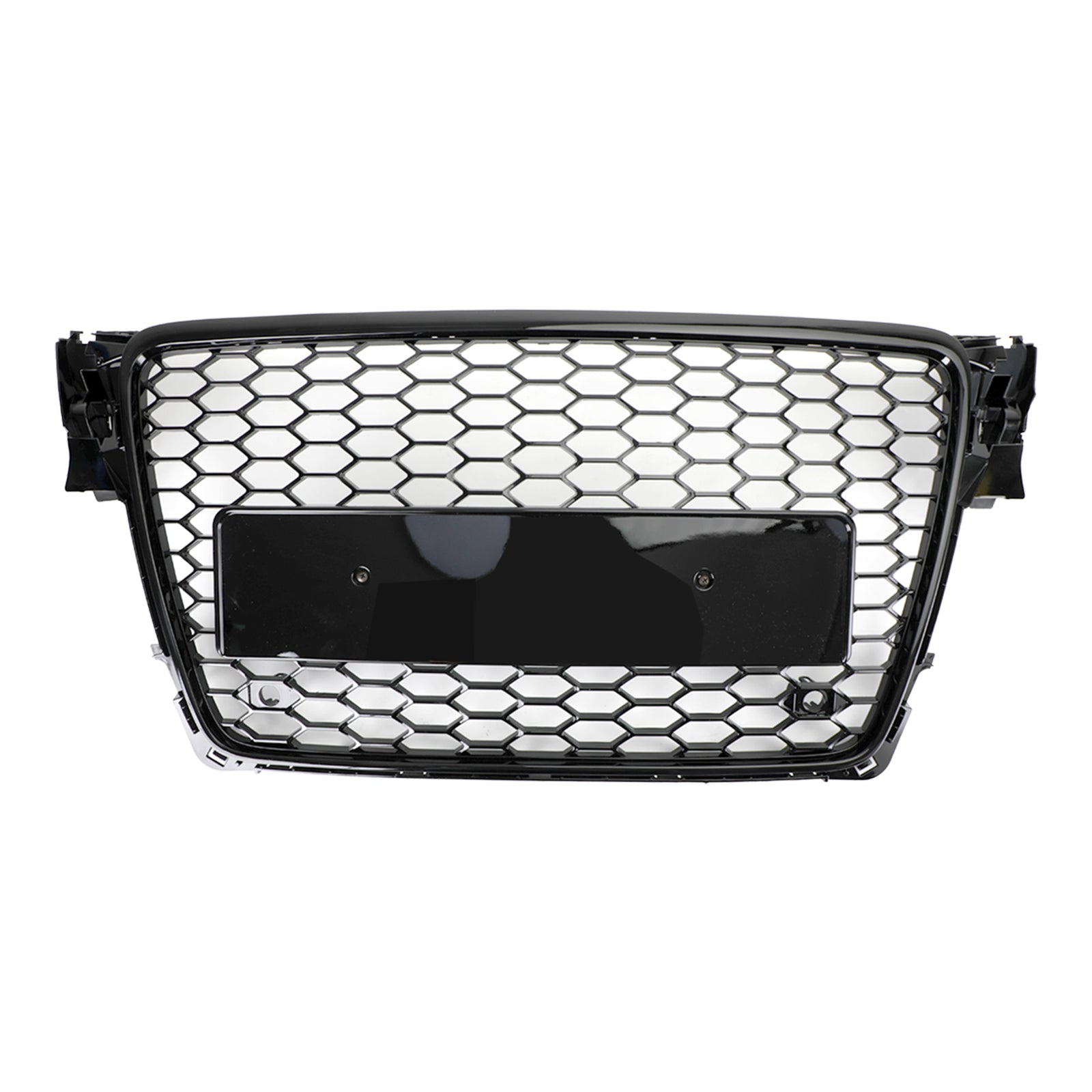 2009-2012 Audi A4 B8 RS4 Style Honeycomb Sport Mesh Hex Grille & Fog Light Open Vent Grill