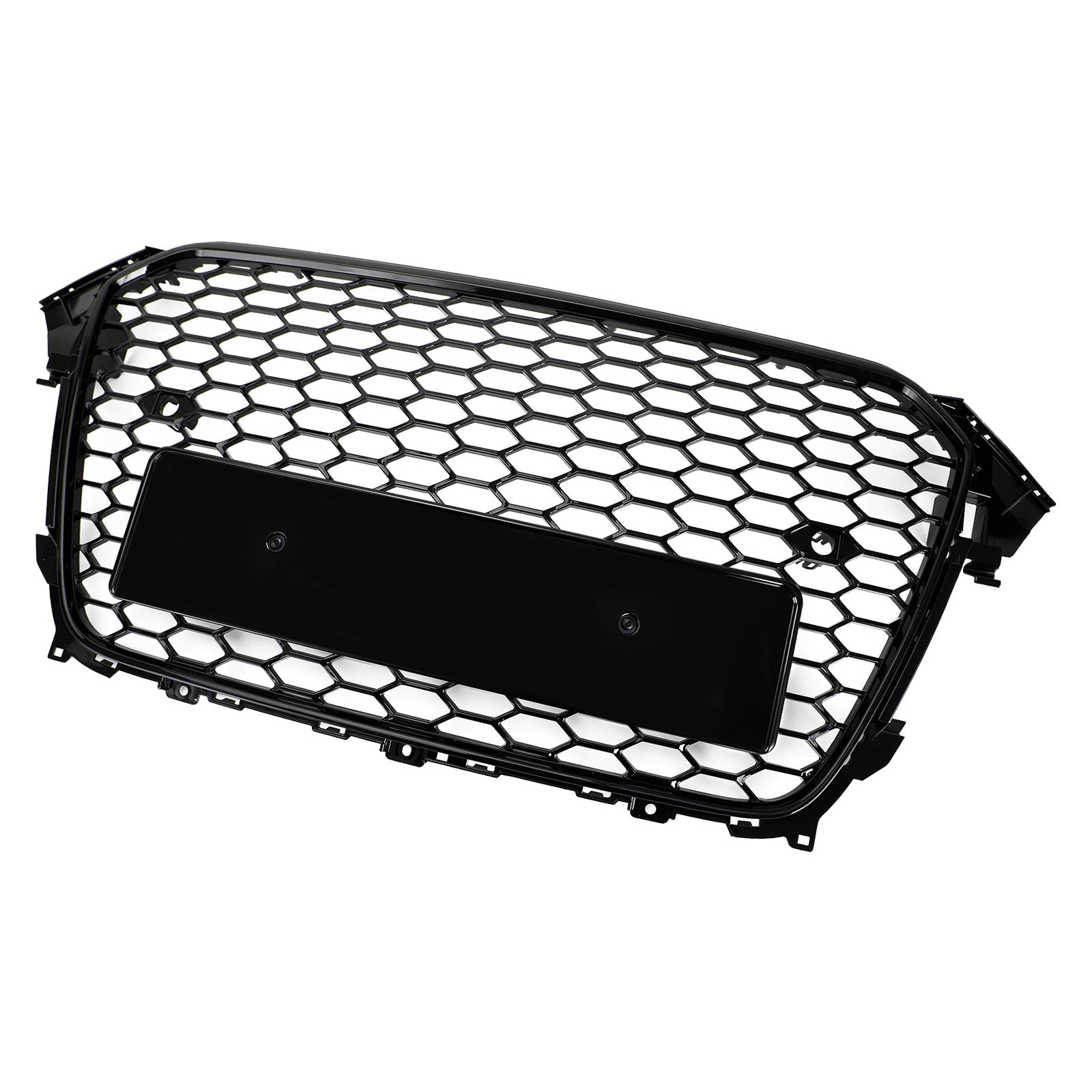 2013 2014 2015 2016 AUDI A4 S4 RS4 Mesh Front Challed Grille Grill Bloss Black