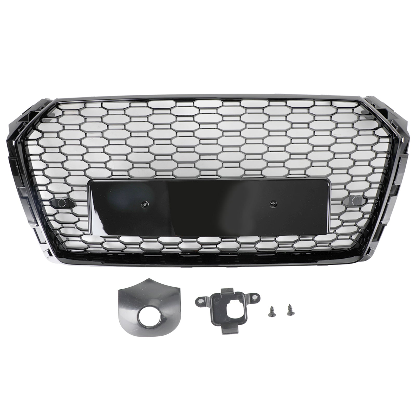2017-2019 Audi A4/S4 B9 RS4 Style Honeycomb Mesh Hex Grille Grill Black