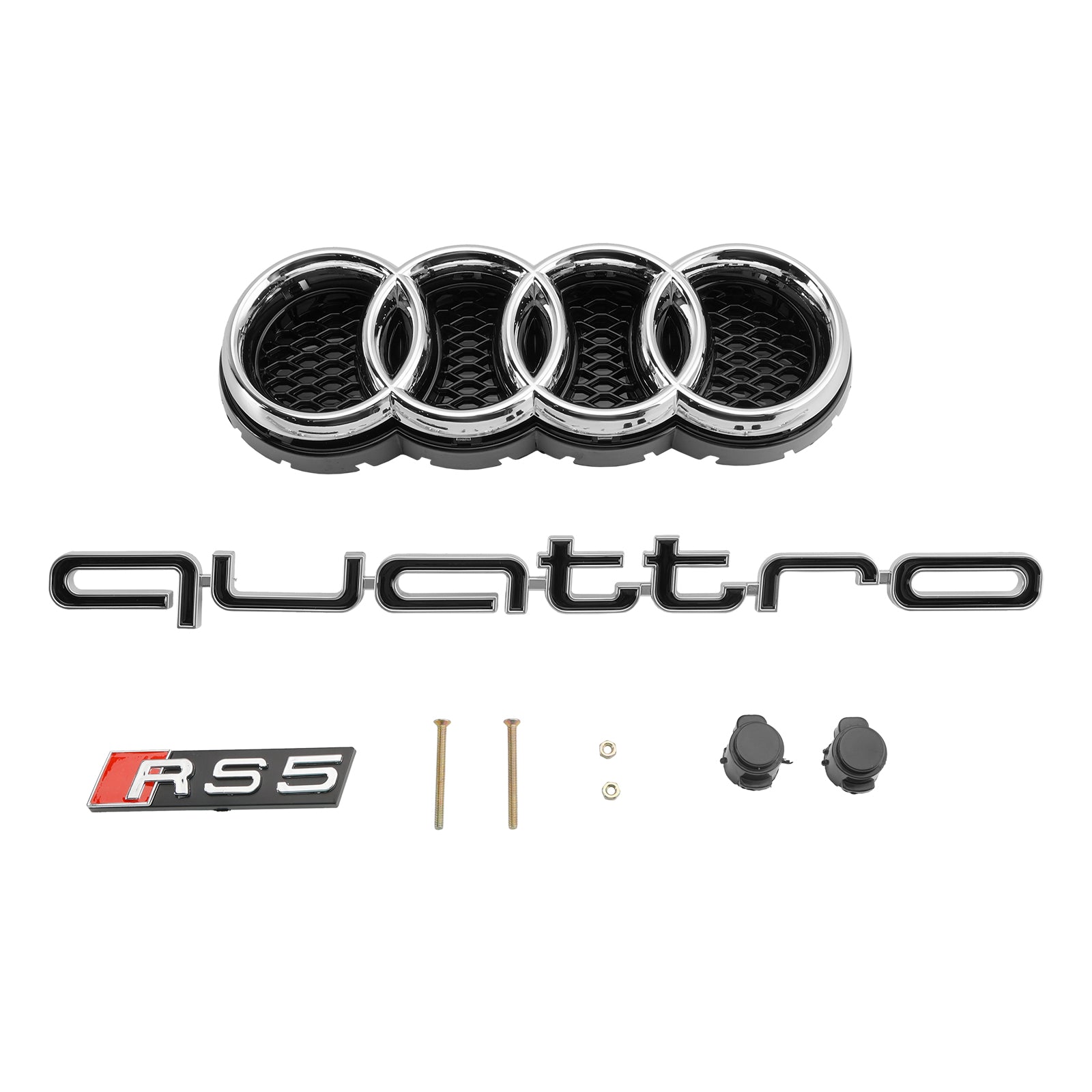 2013 2014 2015 2016 Audi A5 S5 B8.5 RS5 Style Grille de pare-chocs avant en nid d'abeille