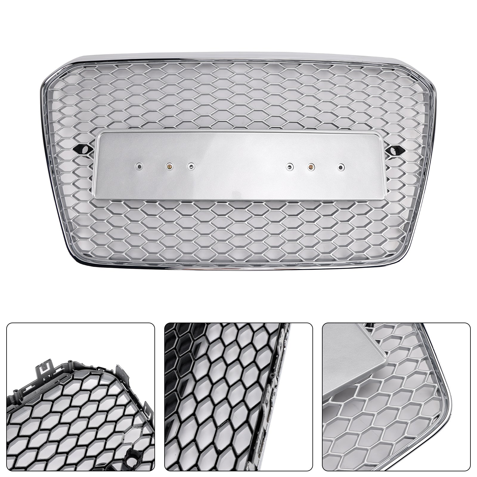 Parrilla de parachoques delantero tipo panal estilo Audi A5 S5 B8.5 RS5 2013-2016