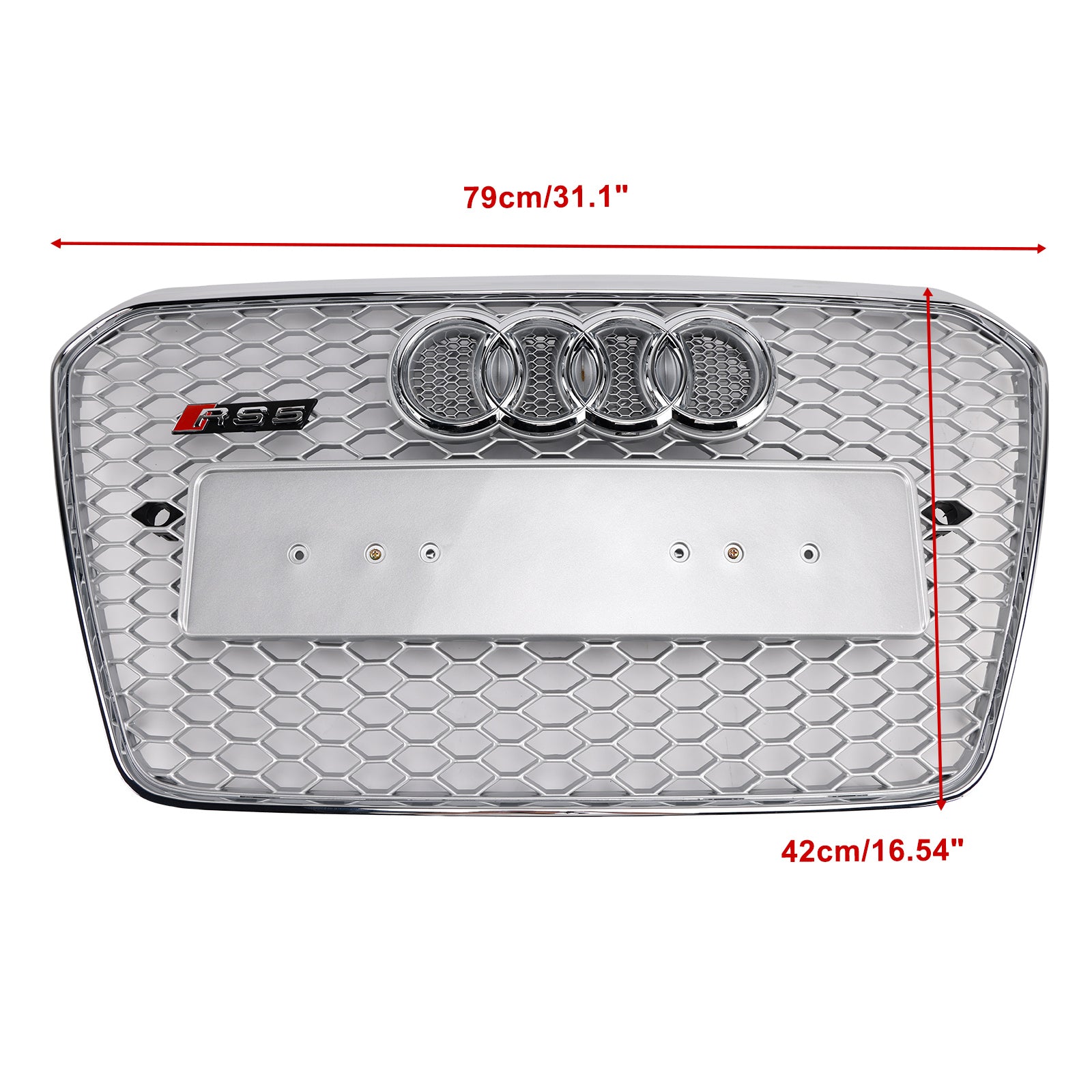 2013-2016 Audi A5 S5 B8.5 Grille de calandre de pare-chocs avant de style RS5