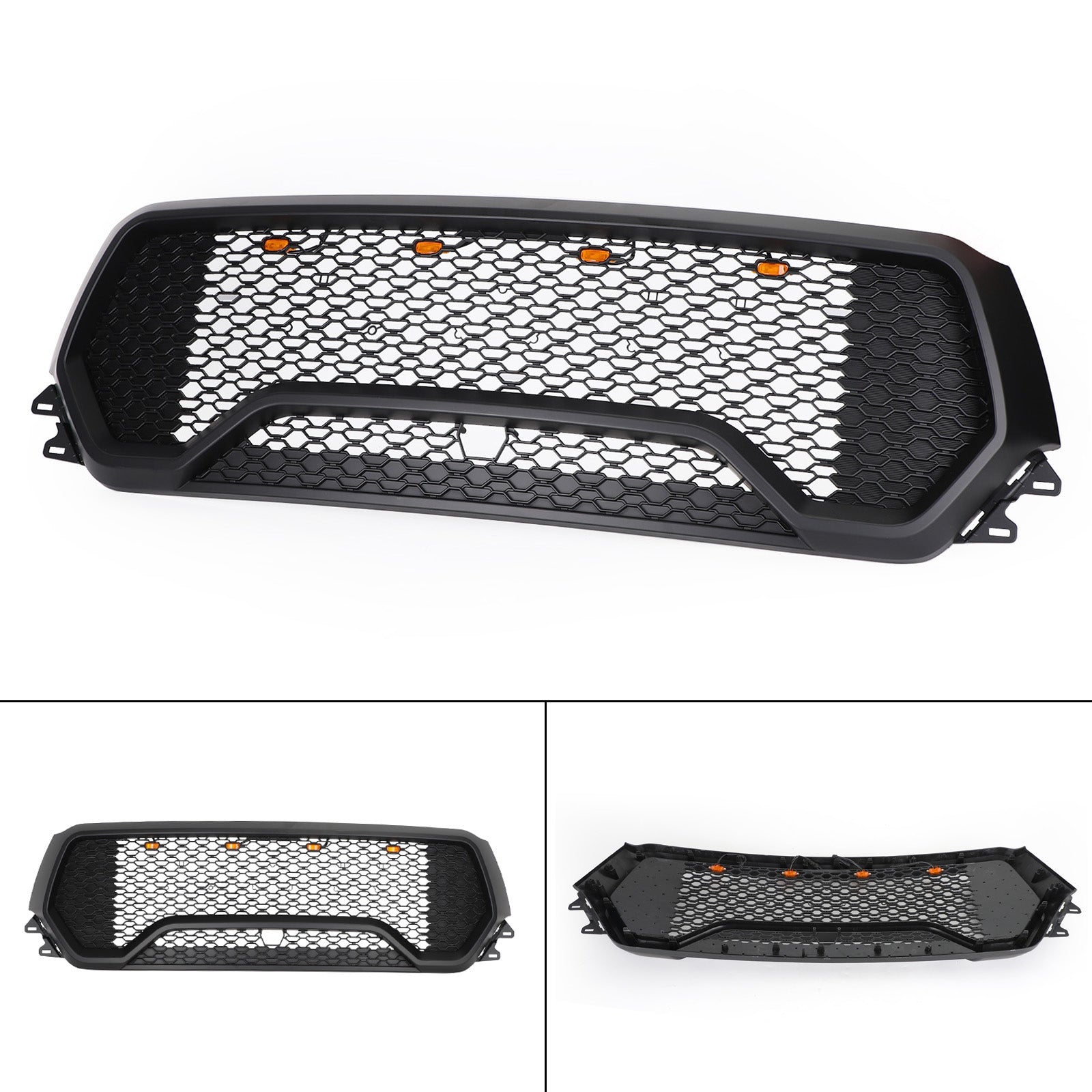 2019-2022 Dodge Ram 1500 TRX Style LED Honeycomb Front Upper Hood Grille