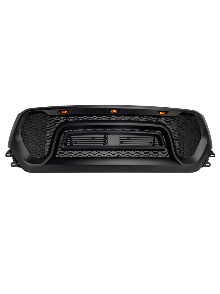 2019-2024 Dodge Ram 1500 Black Front Honeycomb Upper Hood Grille Grill