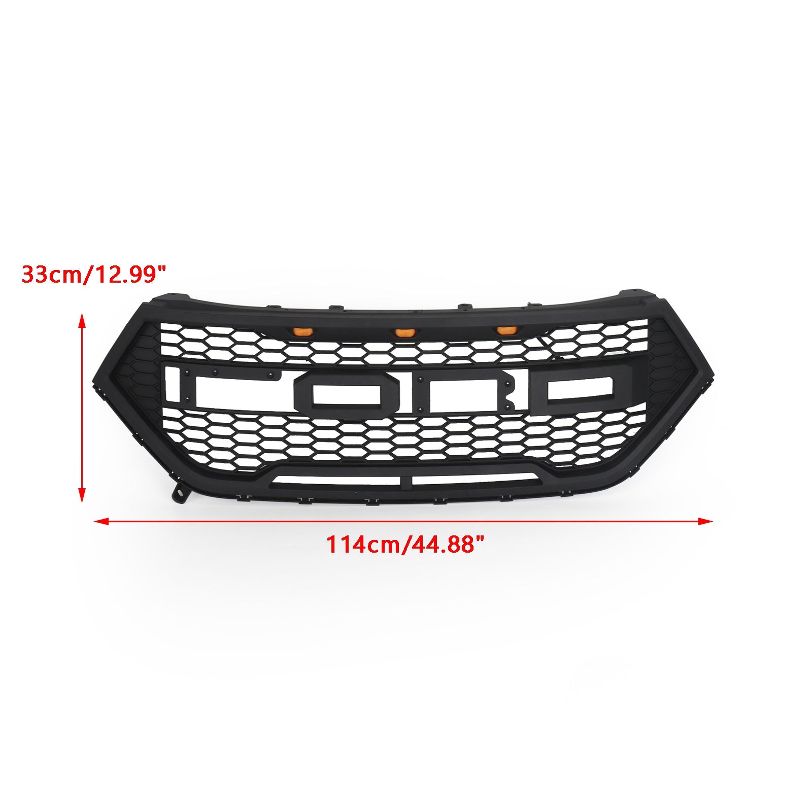 2015-2018 Ford Edge Raptor Style voorbumpergrille, bovenste grille, zwart