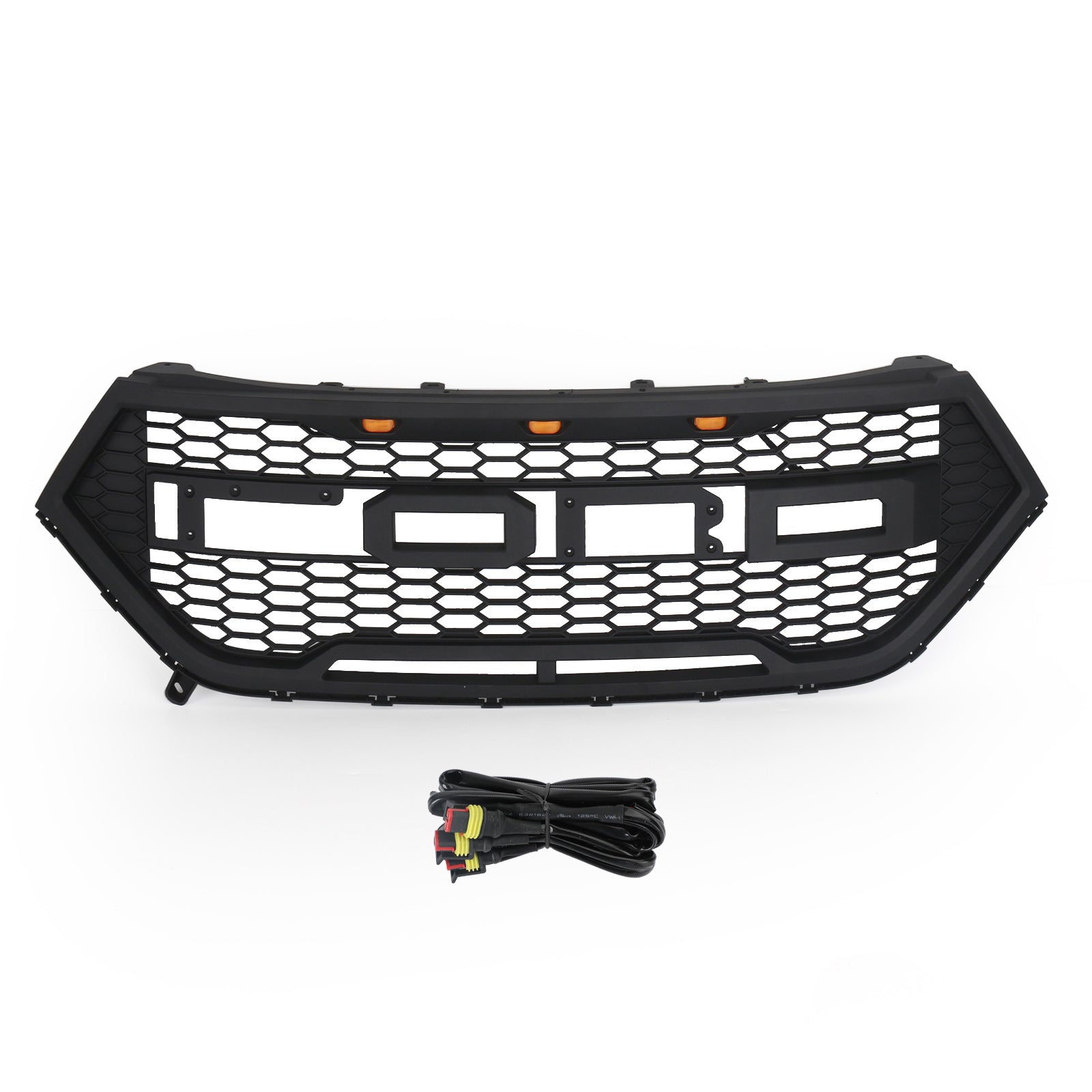 Calandre supérieure noire de pare-chocs avant de Style Raptor de bord pour Ford Edge 2015-2018