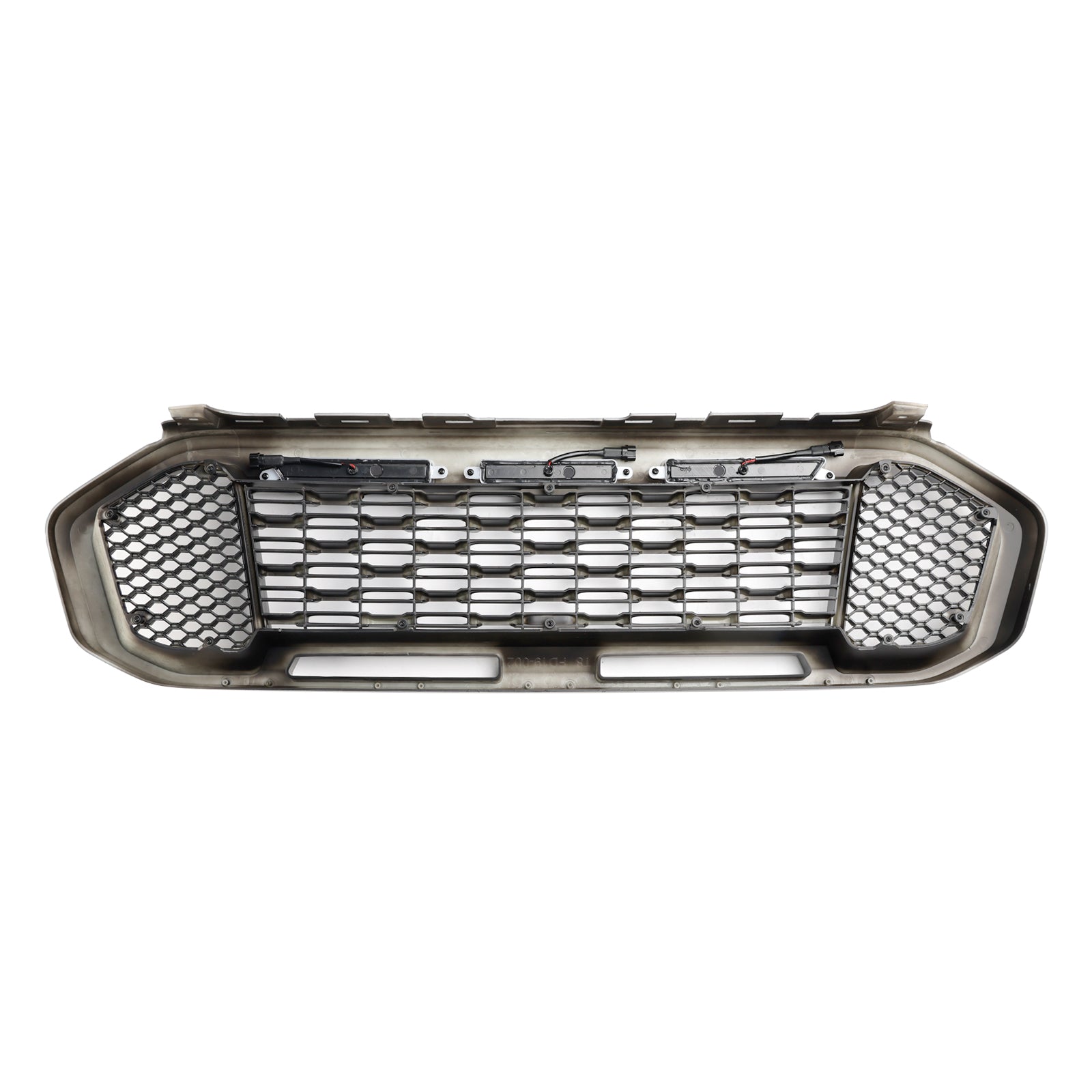 2019-2023 Ford Ranger T8 Black Front Bumper Grill Grille W/LED Light