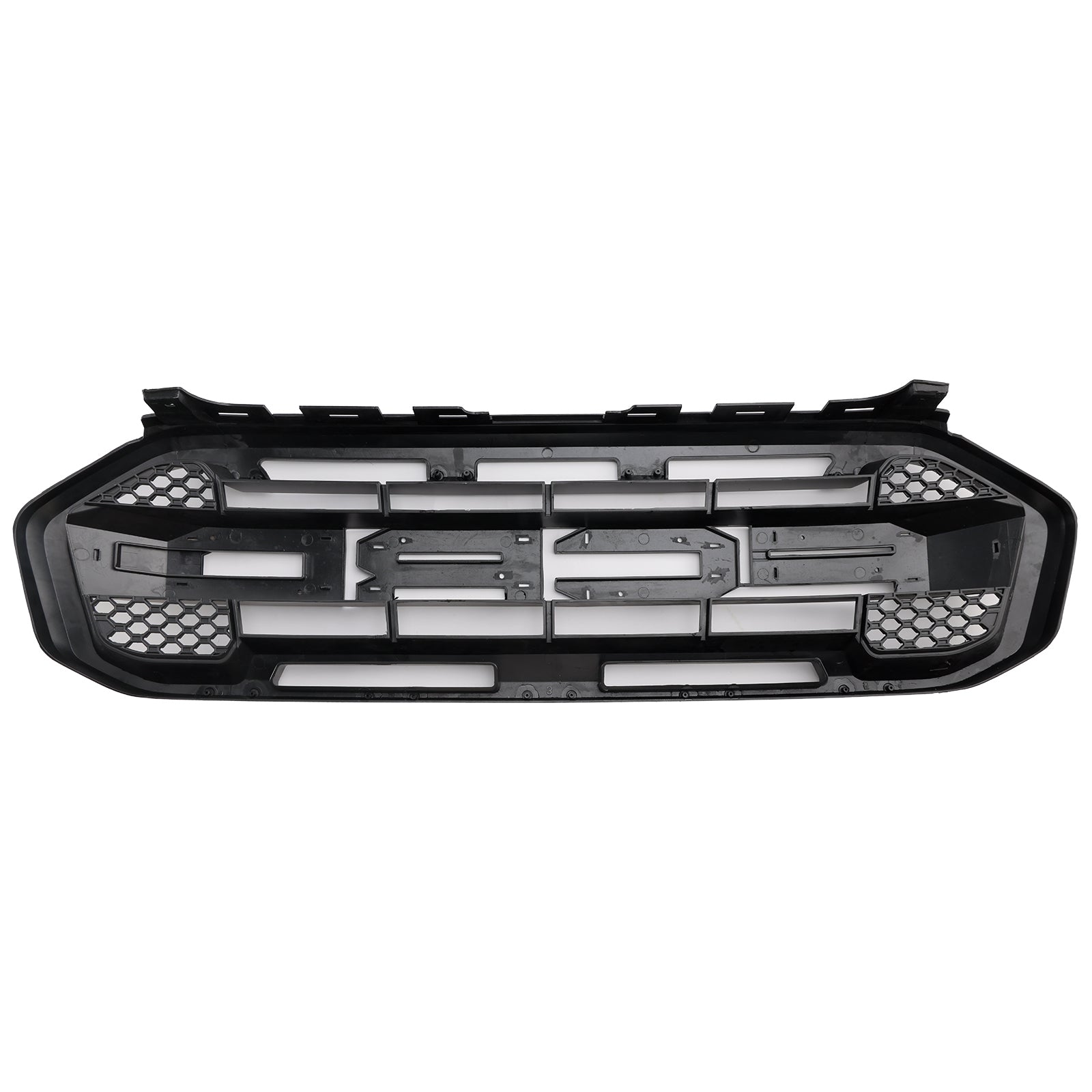 Raptor Style Front Challed Grille Grill Fit Ford Ranger 2019-2023 Black
