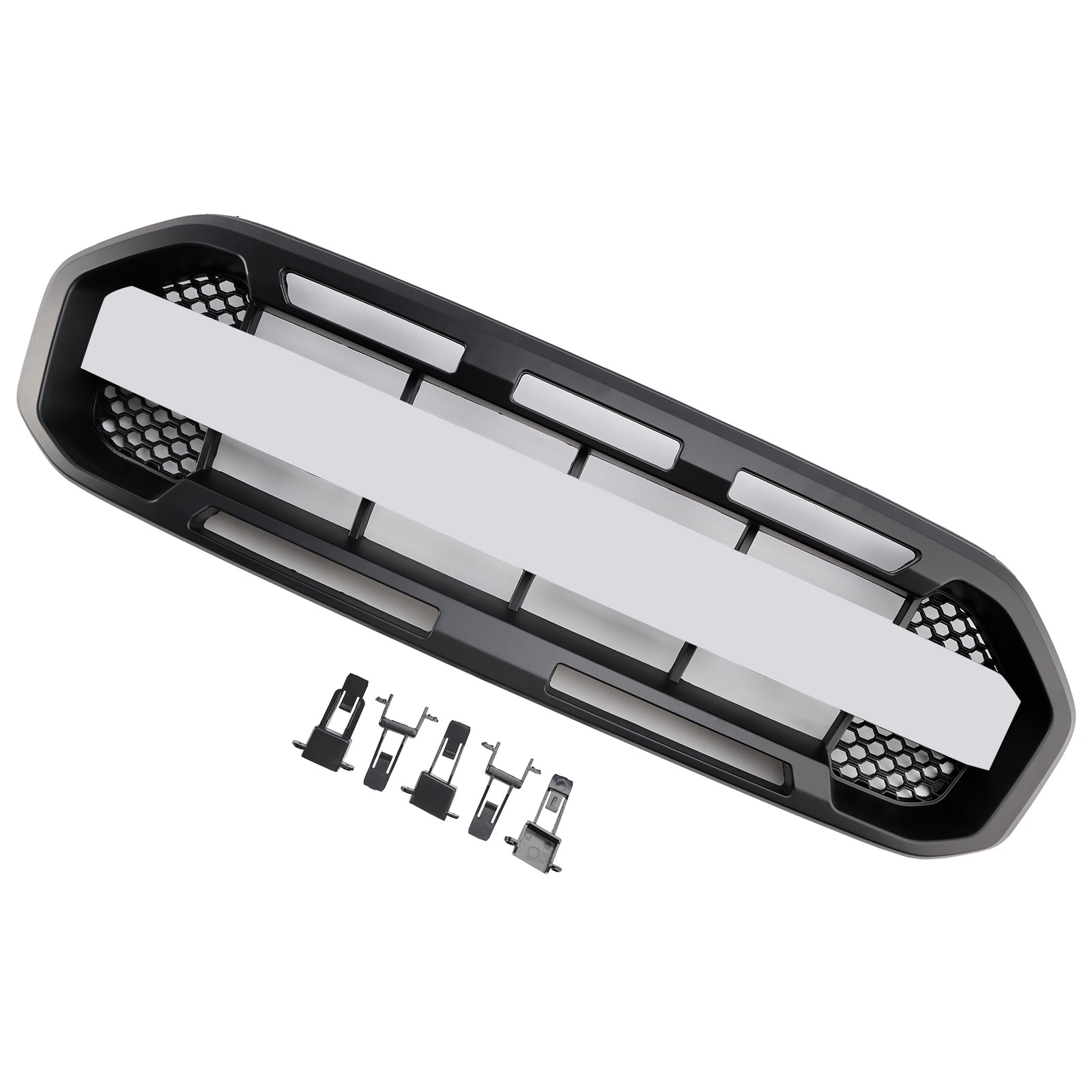 Raptor Style Front Bumper Grille Grill Fit Ford Ranger 2019-2023 Black