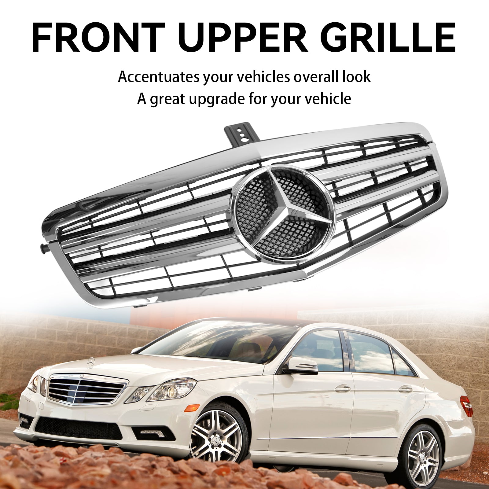 Mercedes-Benz 2010-2013 W212 Calandre de pare-chocs avant pour Mercedes Classe E E350 E550