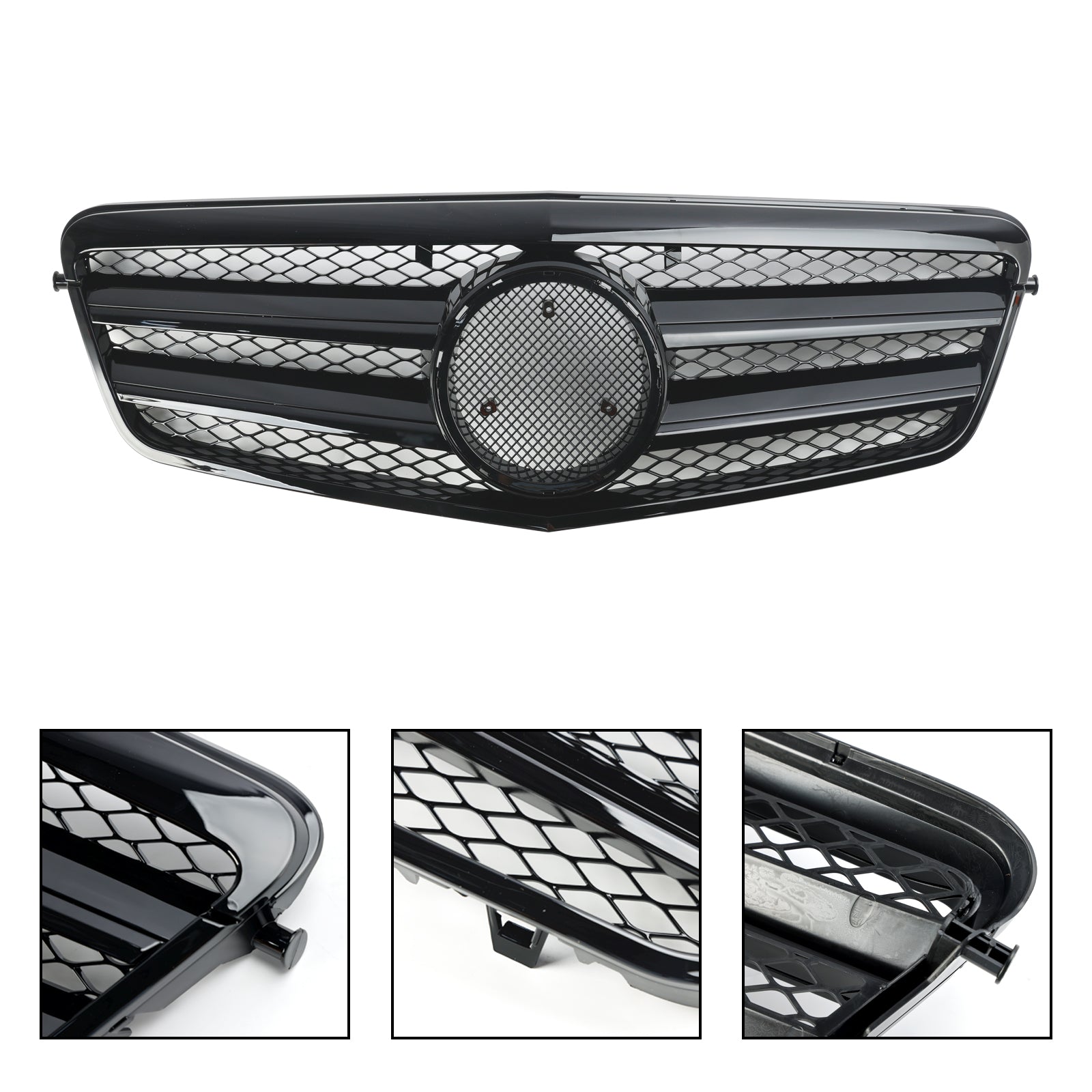 2010 2011 2012 2013 Mercedes Benz E Class W212 E350 E550 Front Bumper Grille Grill