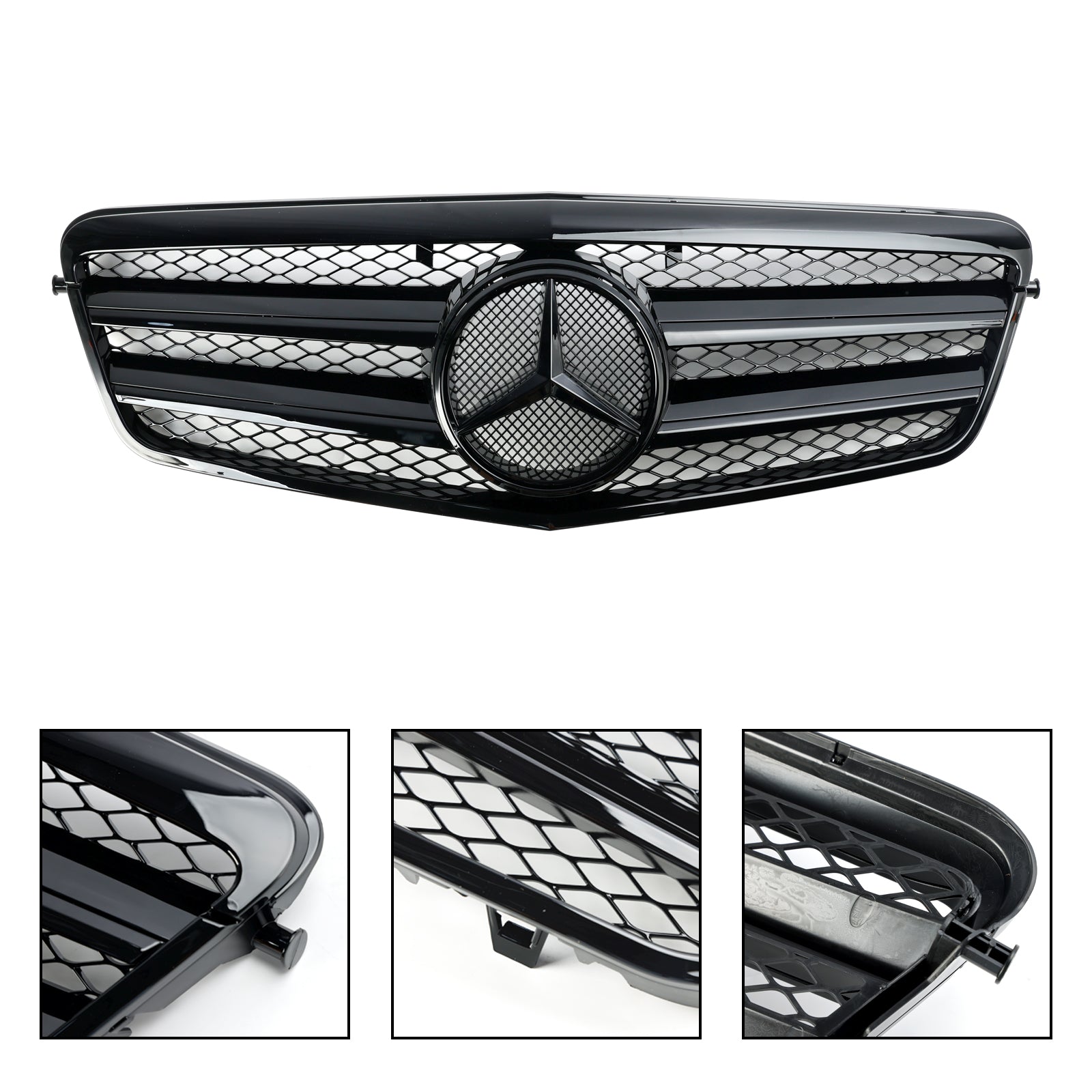 09.2009-02.2013 Mercedes-Benz Clase E W212 Parrilla de parachoques delantera E200 E220 E350 E550