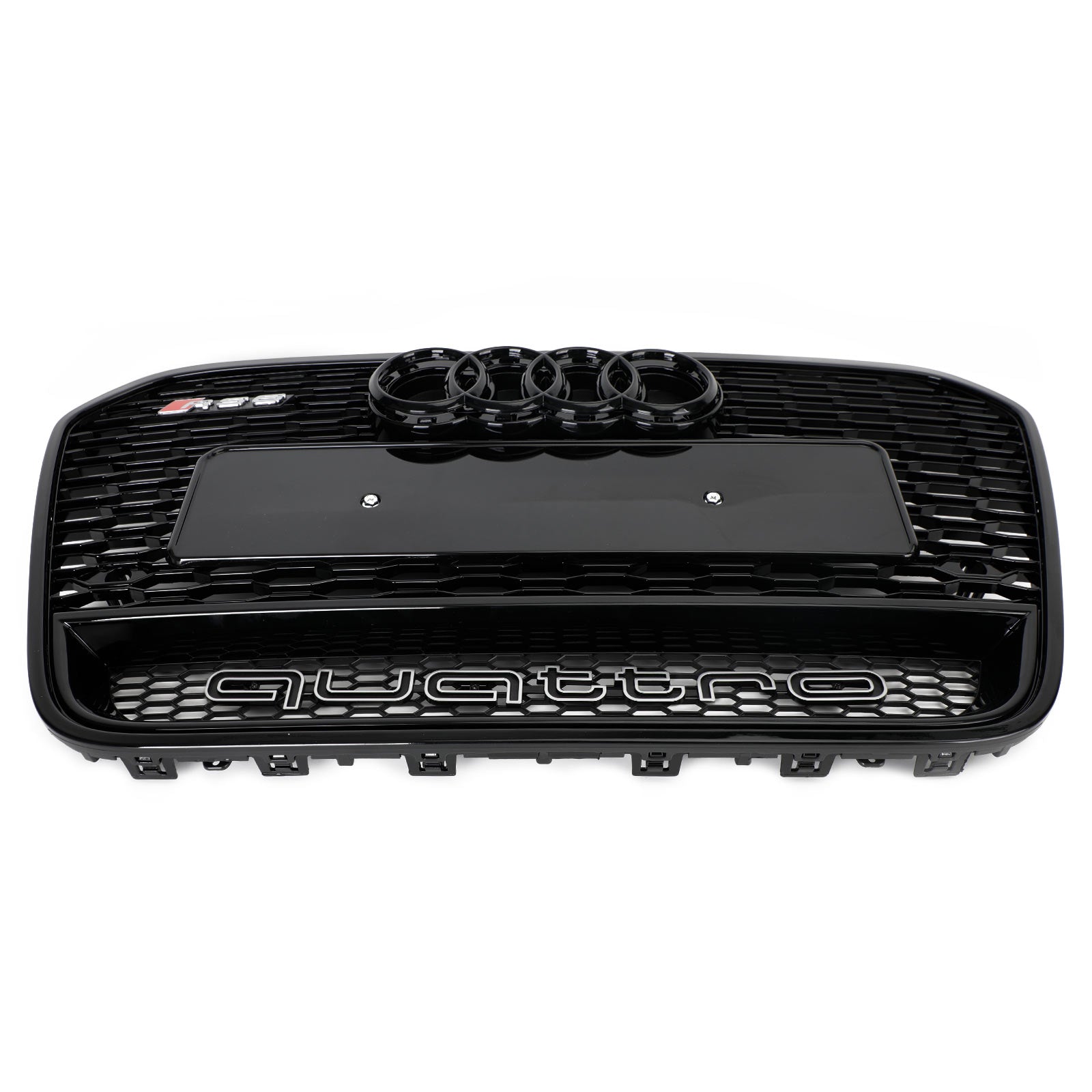 Grille de calandre en nid d'abeille en maille avant de style Audi A6 S6 C7 RS6 2012-2015