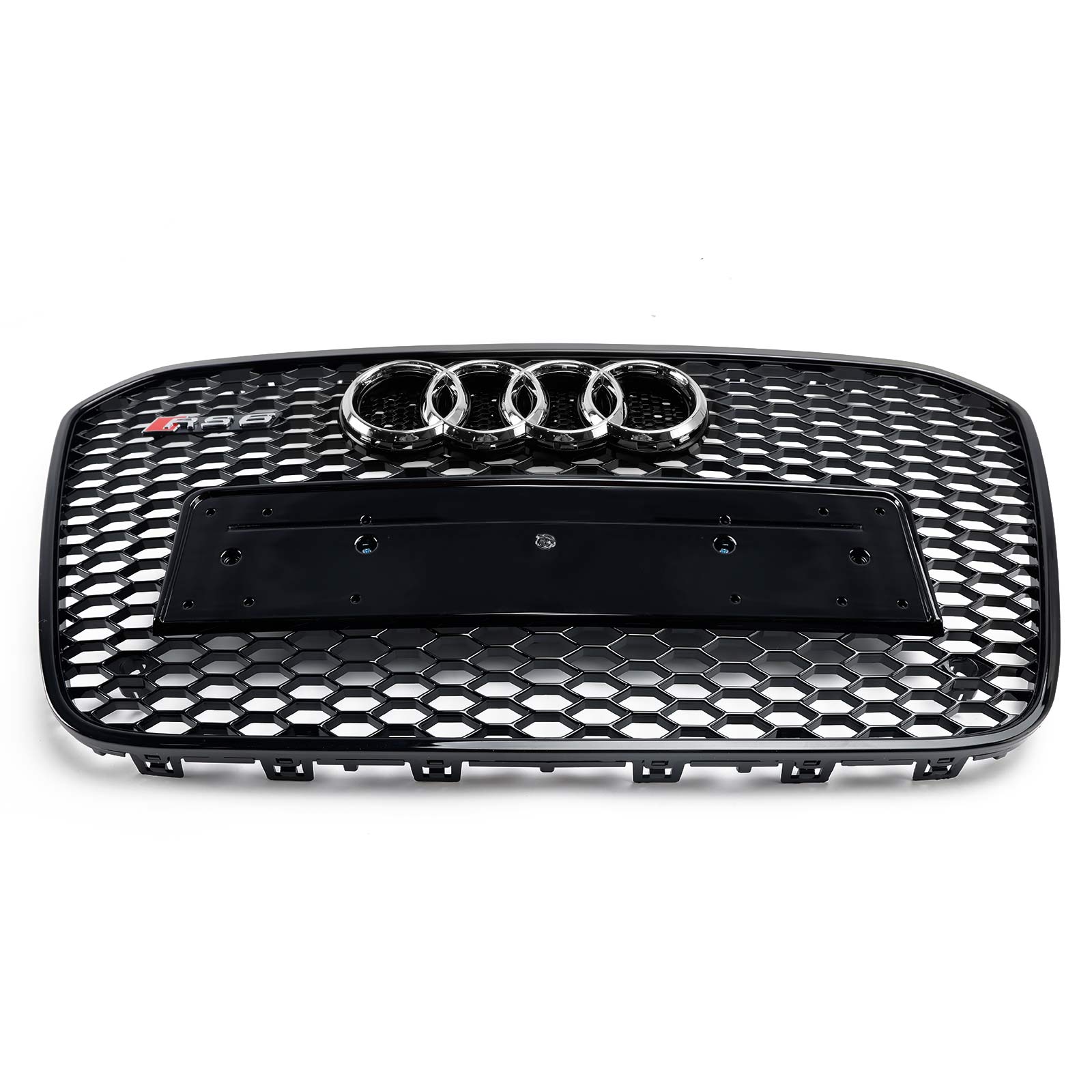 2012-2015 Audi A6 C7 S6 RS6 Style Grille de pare-chocs avant en nid d'abeille