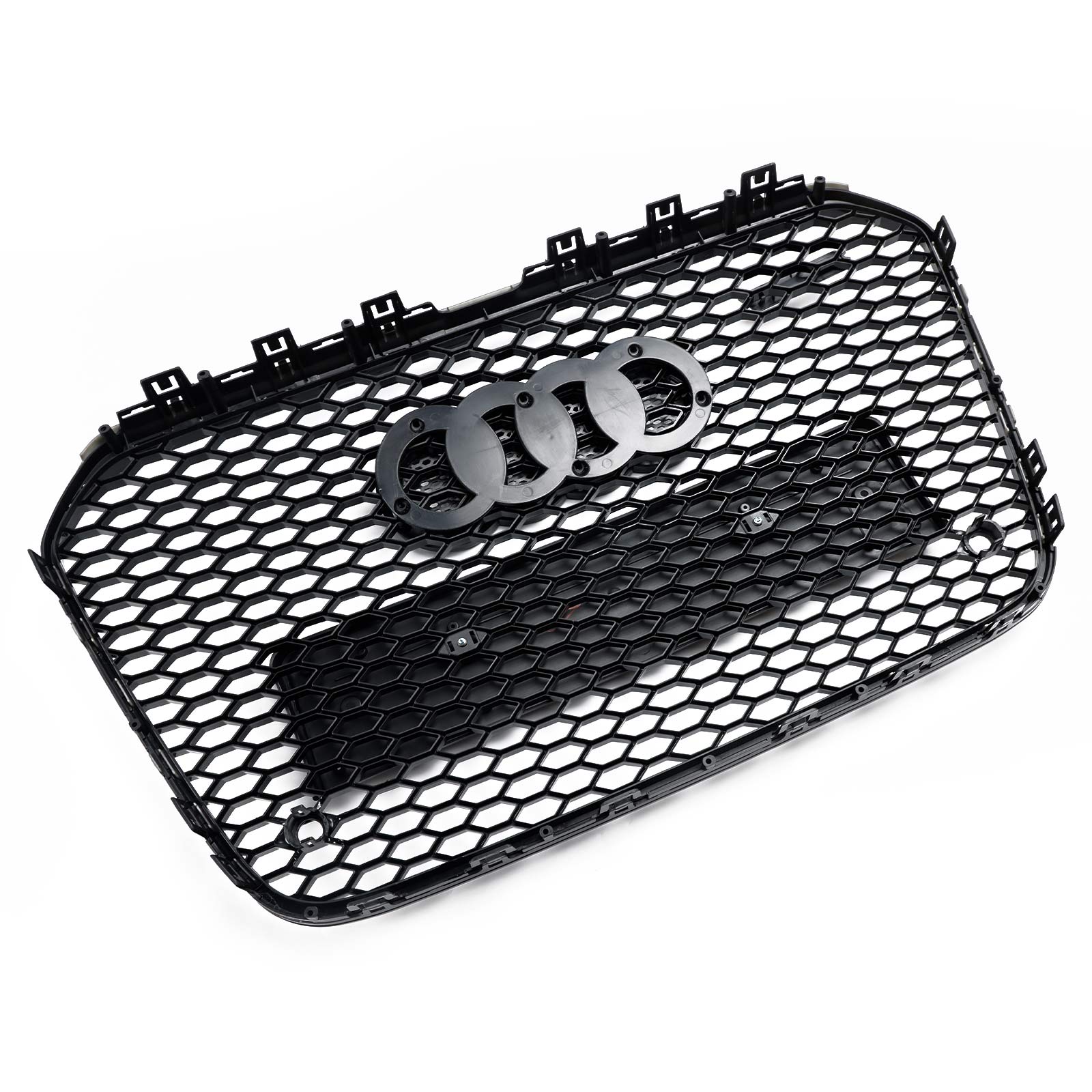 2012-2015 Audi A6 C7 S6 RS6 Style Honeycomb Front Bumper Grille Grill