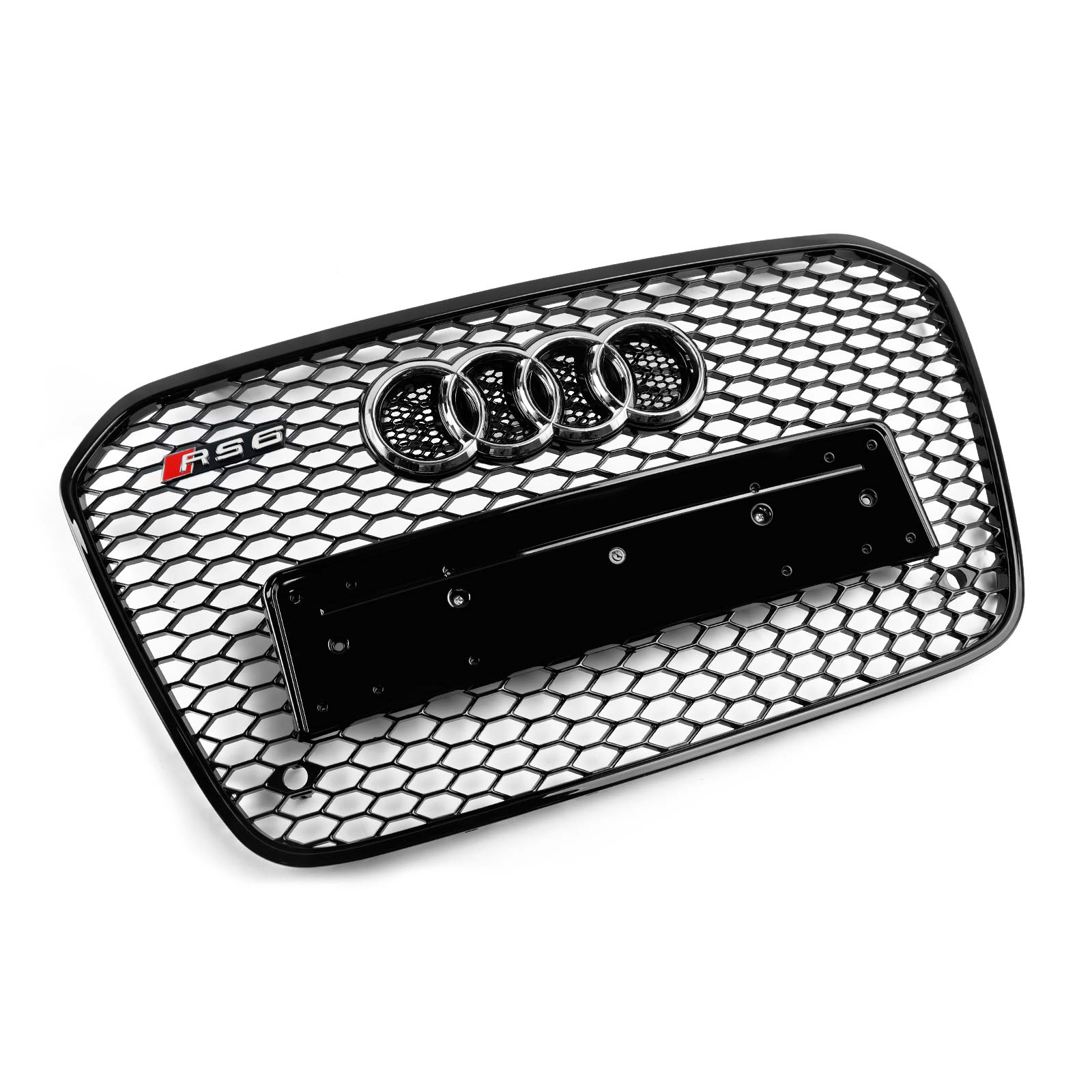 2012-2015 Audi A6 C7 S6 RS6 Stijl Honingraat Voorbumper Grille Grill