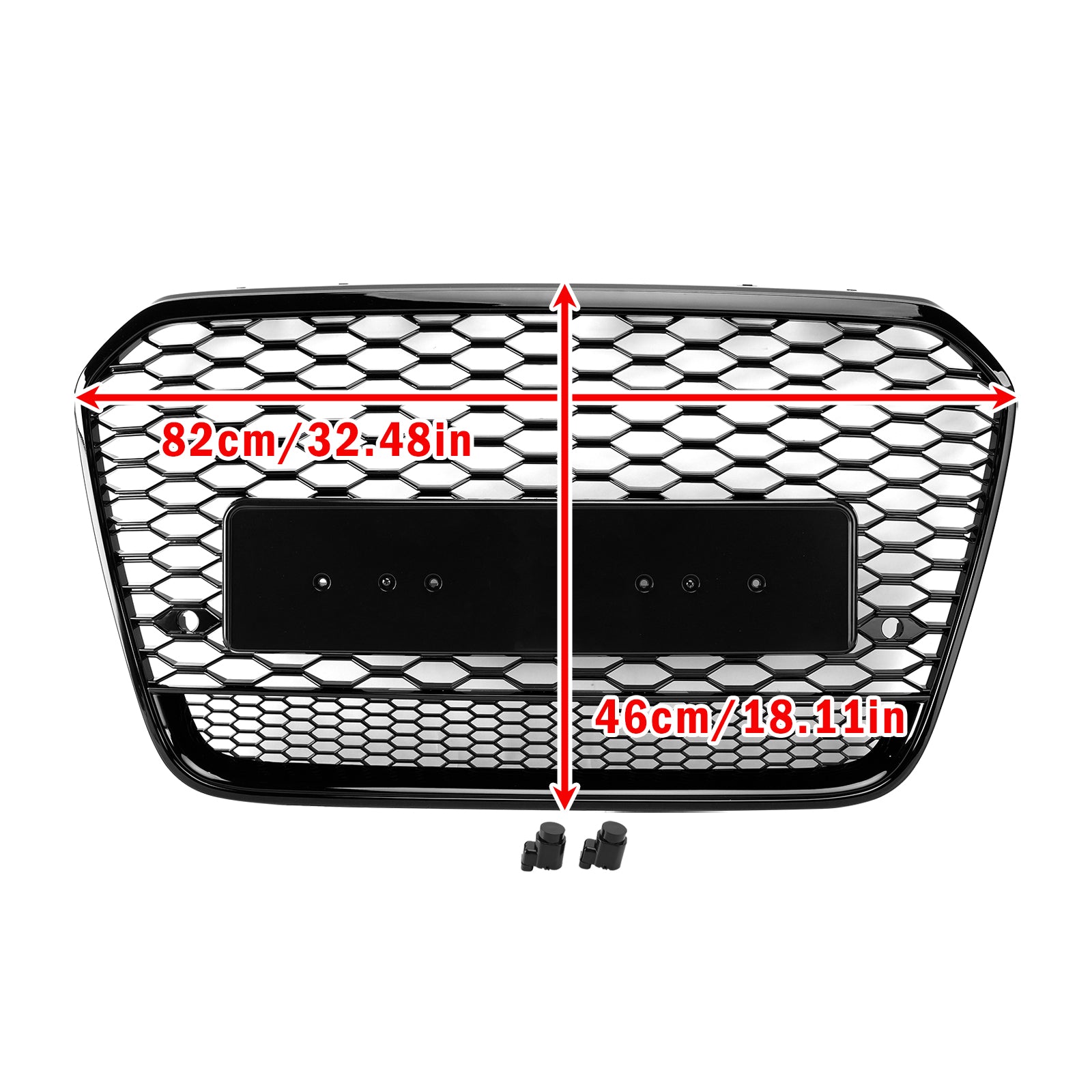 2012-2015 Audi A6 S6 C7 RS6 Style Front Mesh Honeycomb Grill Grille