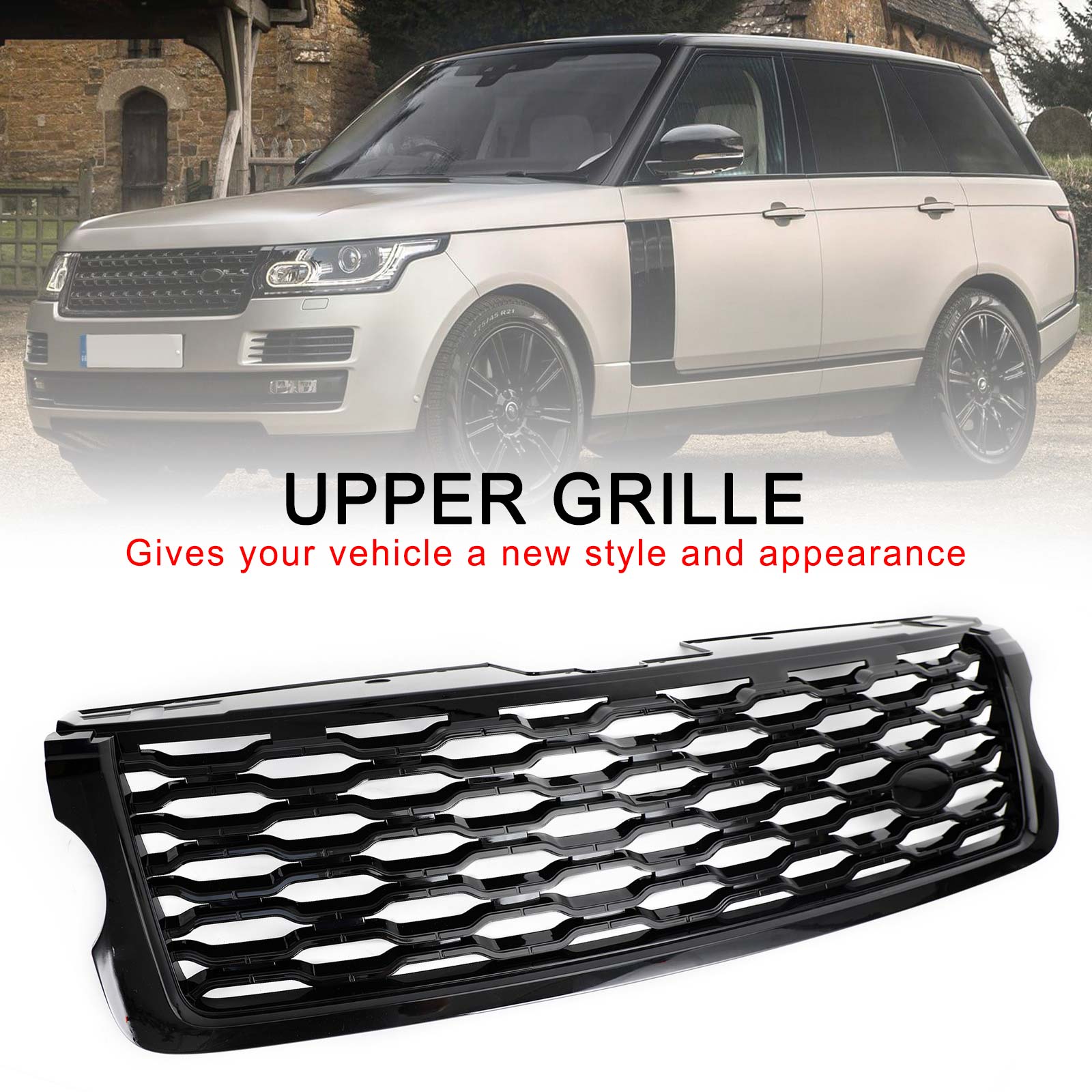 2013-2017 Land Rover Range Rover Vogue L405 Front Bumper Upper Grille Grill