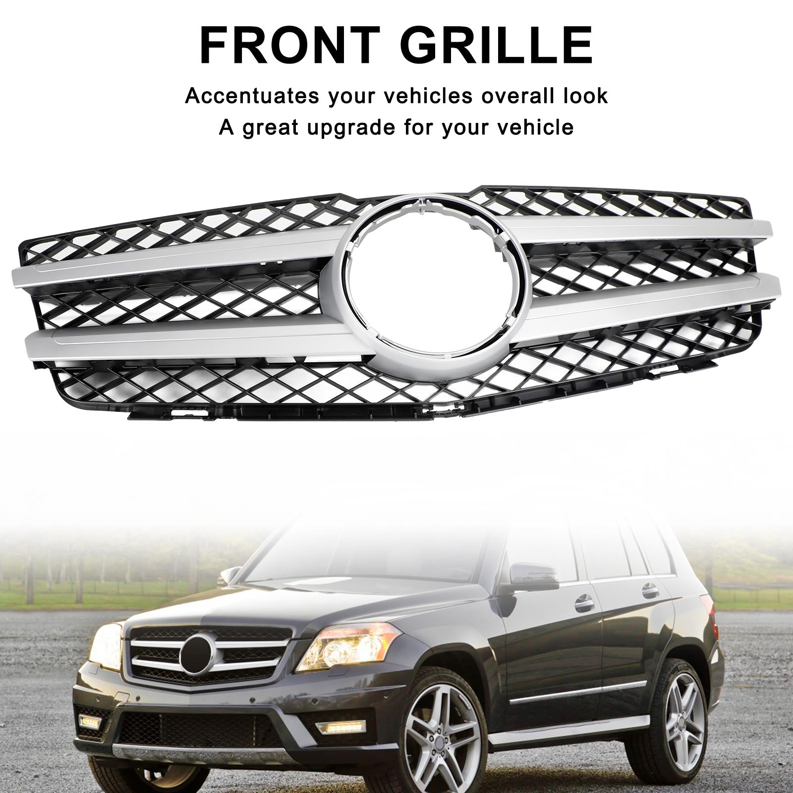 2010 2012 2012 Mercedes Benz GLK X204 GLK350 CAPEL BROWLER GRILLE GRILHA 2048800283