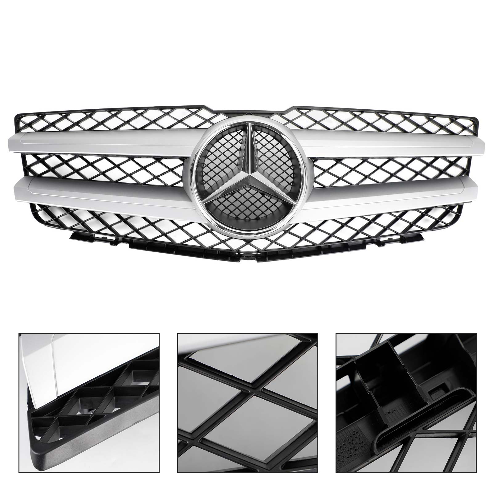 2010-2012 Mercedes Benz GLK X204 GLK350 Front Hood Bumper Grill Grille