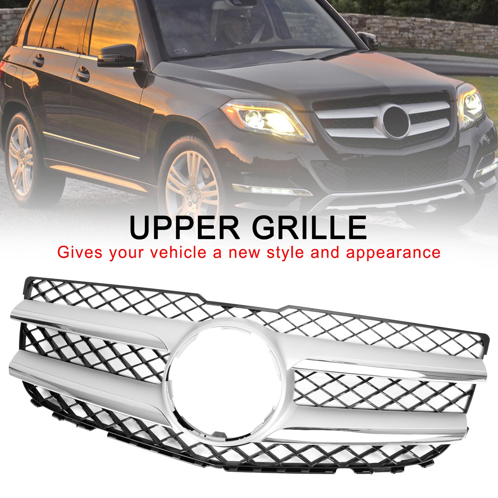 Mercedes-Benz GLK250 GLK350 Front Hood Bumper Grill Grille 2048802983