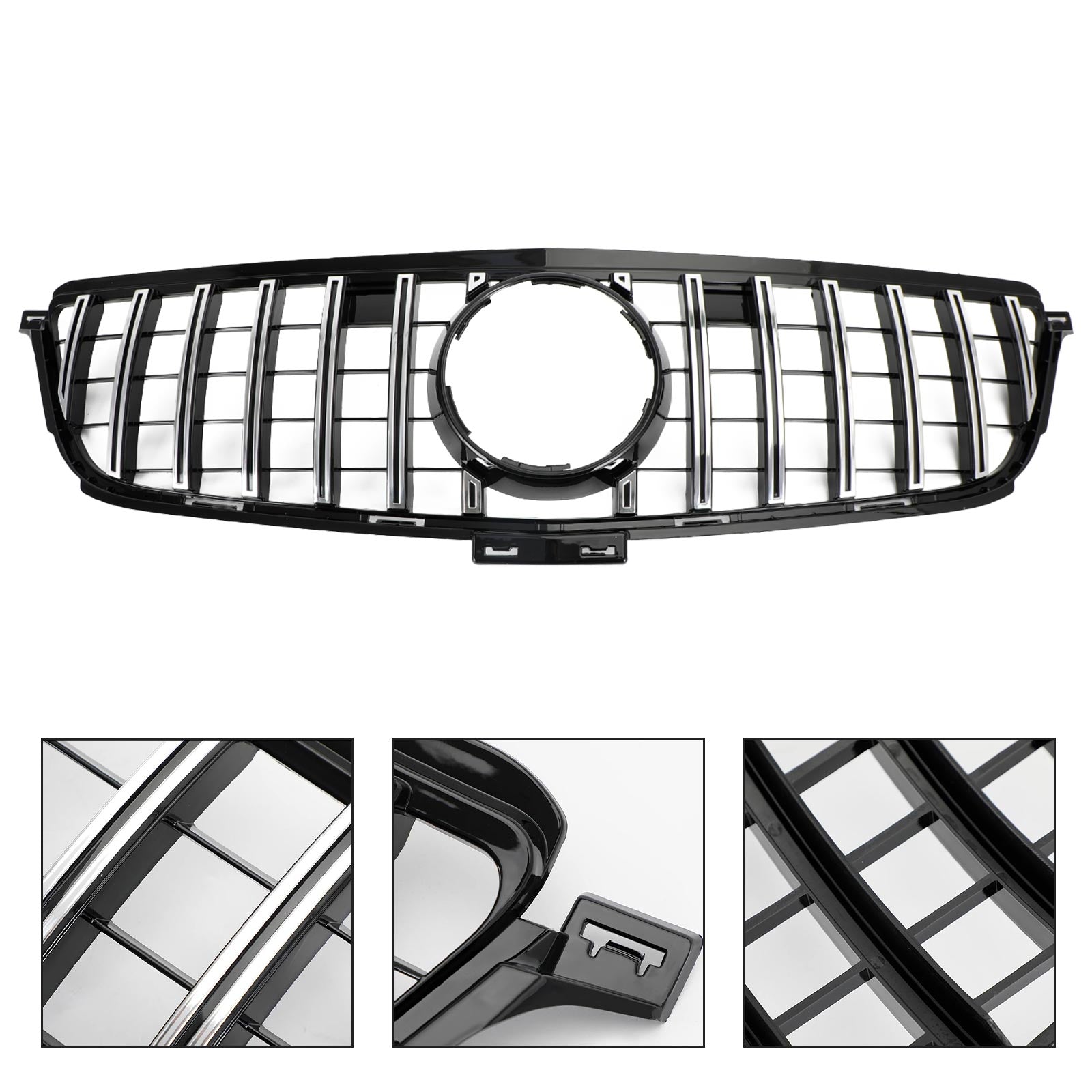 2012 2013 2014 2015 Mercedes-Benz W166 ML350 400 550 GTR Stijl Front Grille Grille Chroom Zwart