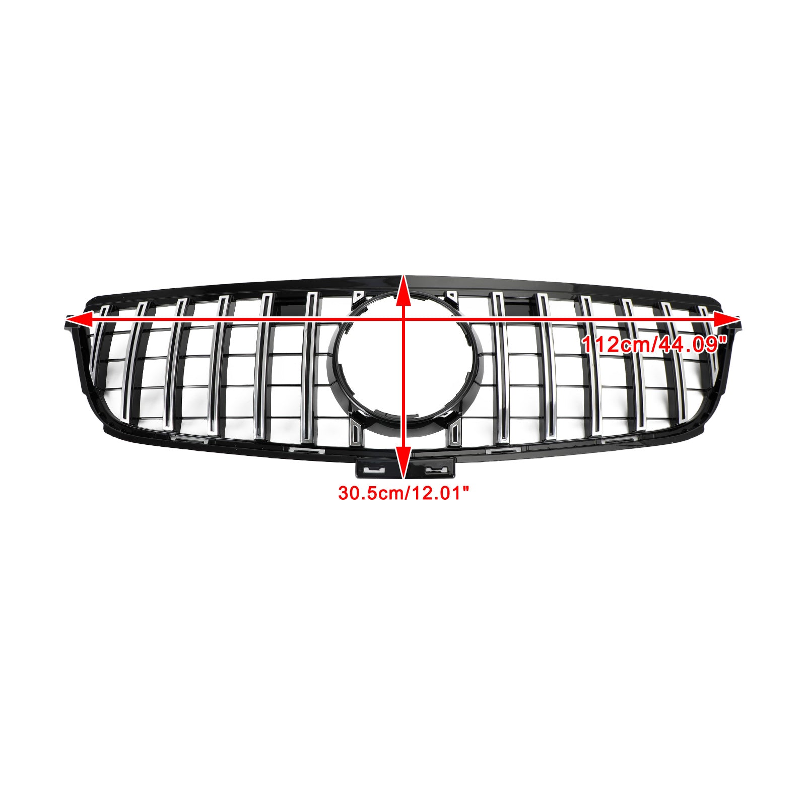 2012 2013 2014 2015 Mercedes-Benz W166 ML350 400 550 GTR Stijl Front Grille Grille Chroom Zwart