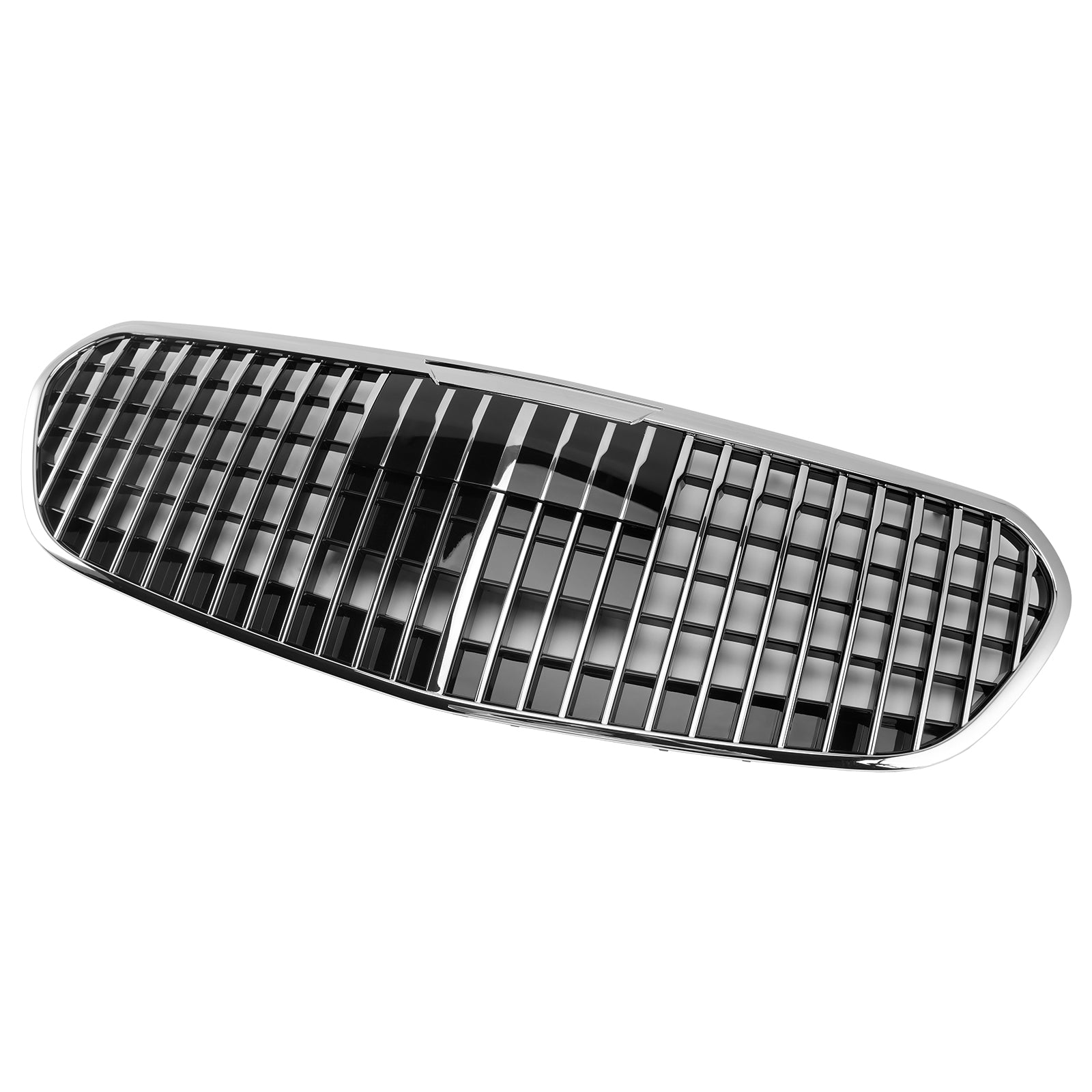 Mercedes Benz Classe S 2021-2023 W223 S480 S580 S680 + Grade do para-choque dianteiro cromada com ACC