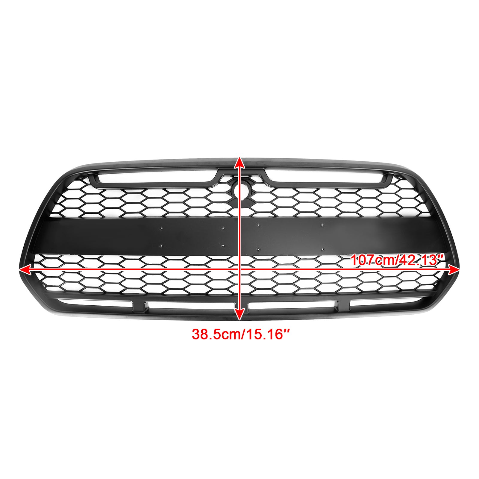2015-2018 Ford Transit MK8 Raptor Upgrade Agressieve stijl Matzwarte voorbumpergrille