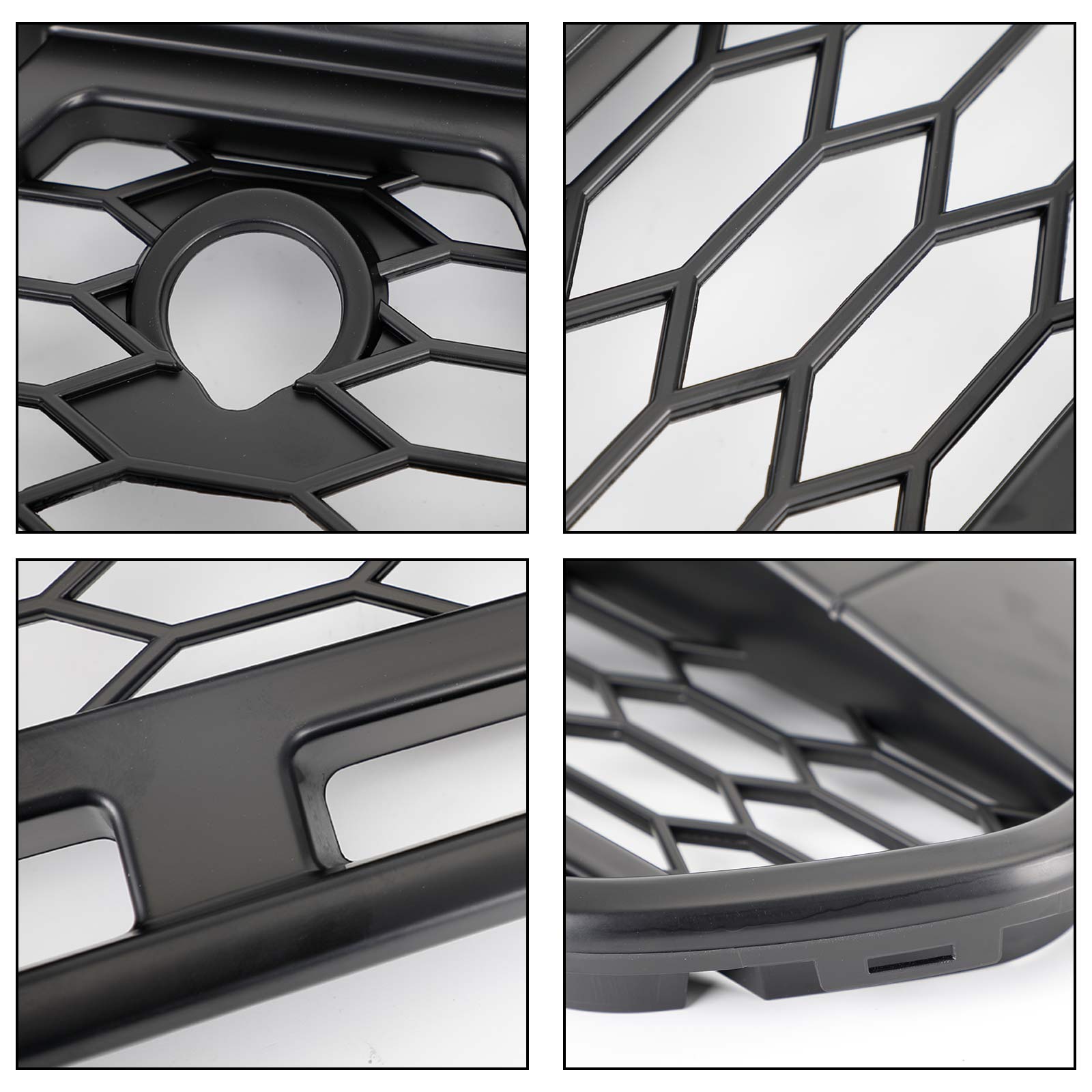 2015-2018 Ford Transit MK8 Raptor Upgrade Agressieve stijl Matzwarte voorbumpergrille