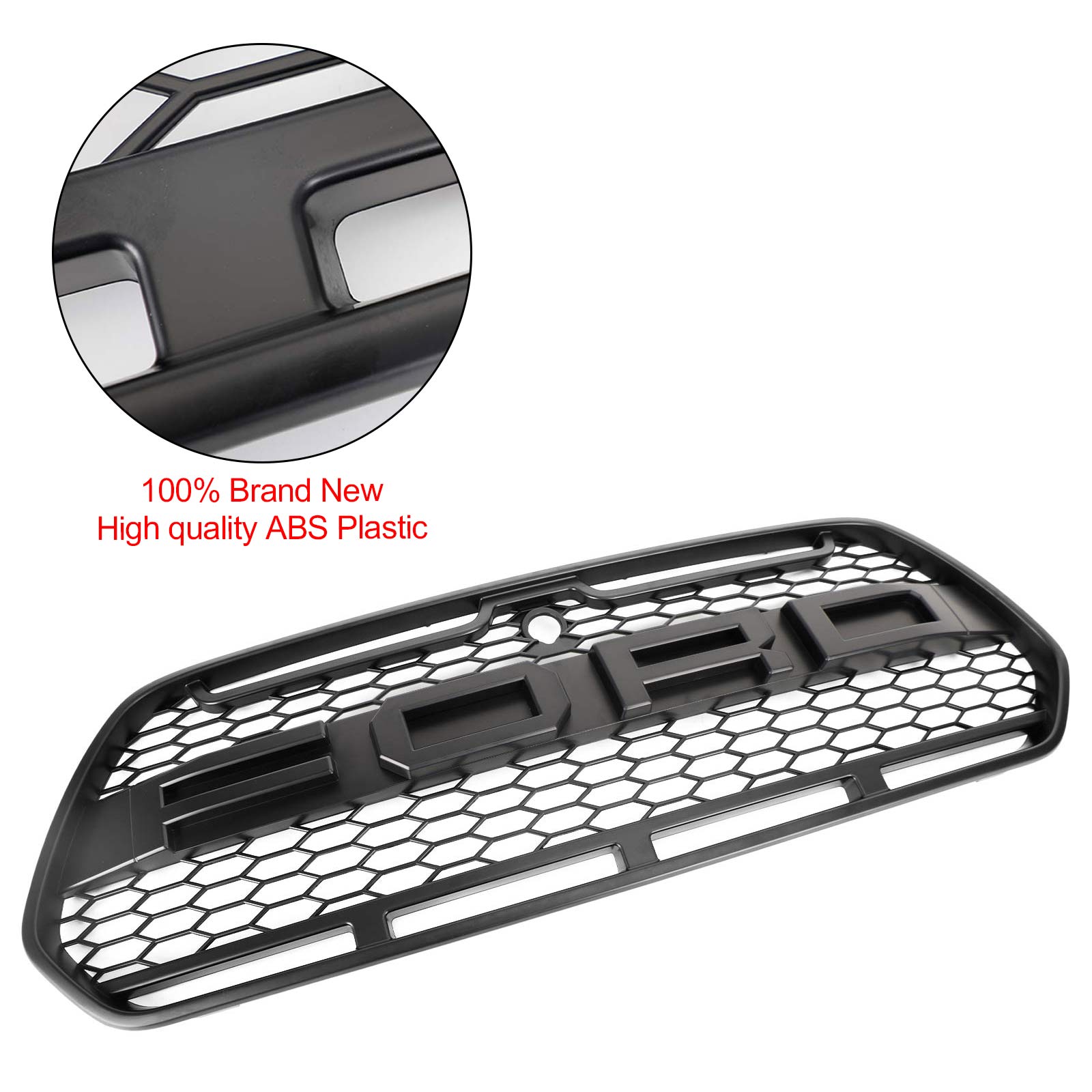 Grille de calandre de pare-chocs avant noir mat Ford Transit MK8 Raptor 2015-2018