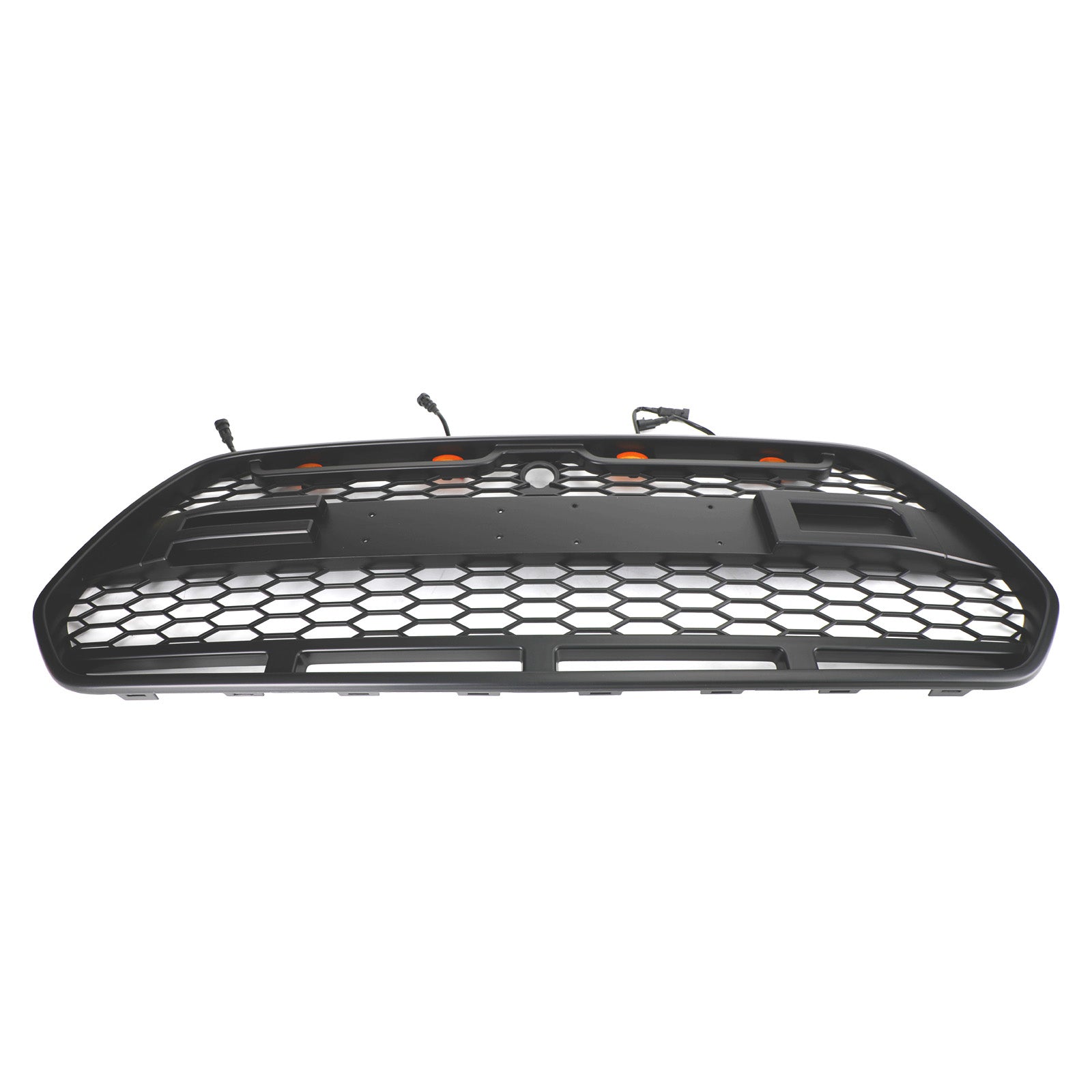 2015 2016 2017 2018 Ford Transit MK8 Raptor Parrilla de parachoques delantero negro mate con LED