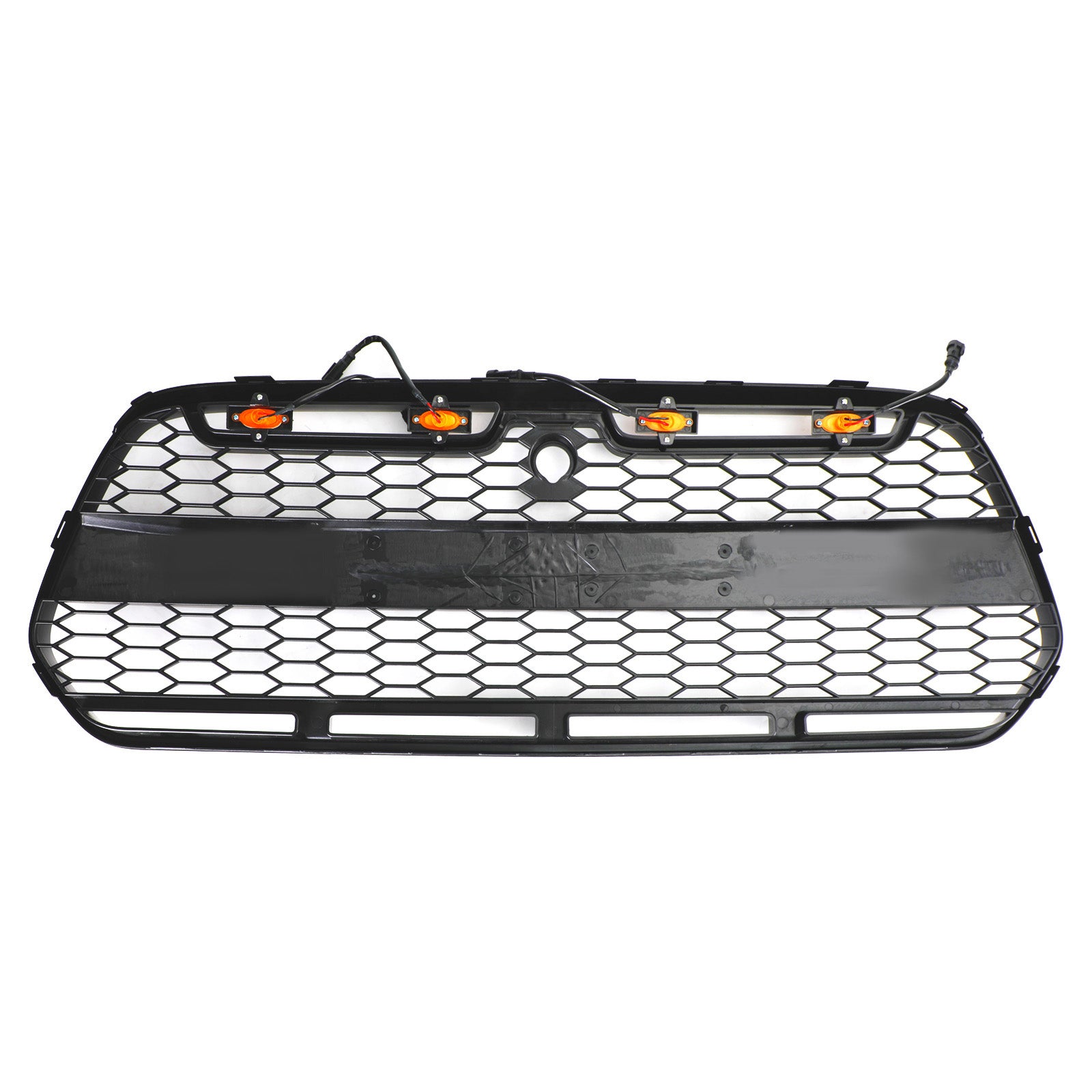 Grille de pare-chocs avant noire mate avec LED pour Ford Transit MK8 Raptor 2015-2018