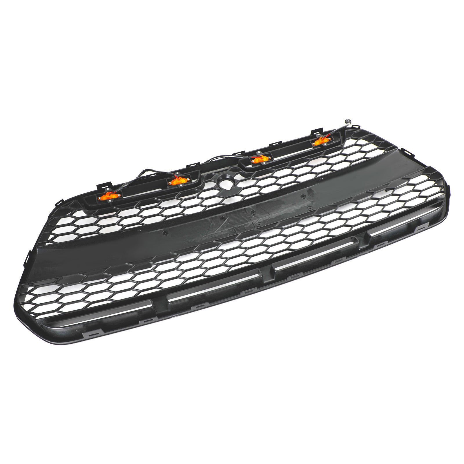 Grille de pare-chocs avant noire mate avec LED pour Ford Transit MK8 Raptor 2015-2018